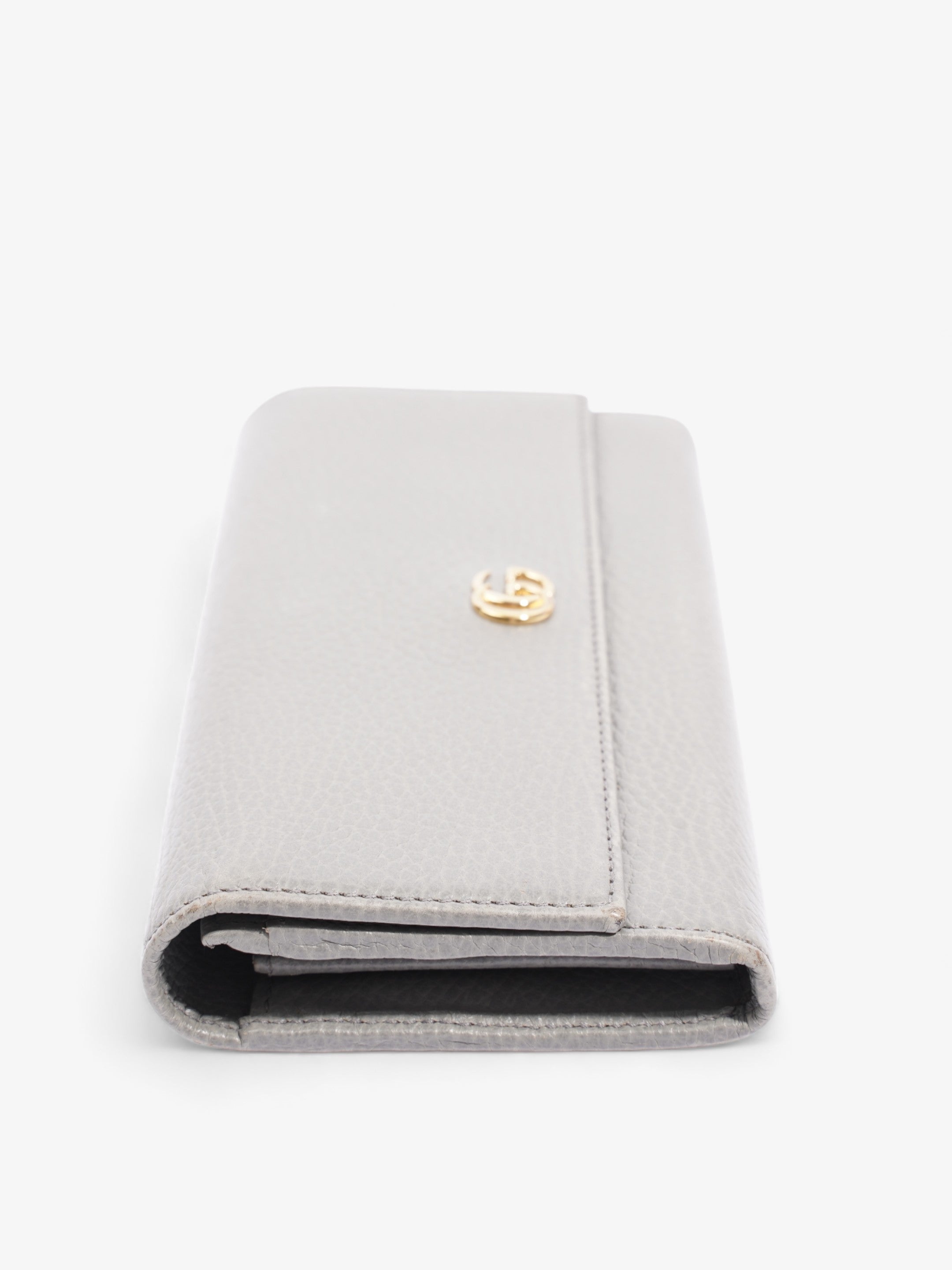 Gucci Marmont Long Wallet Grey Leather