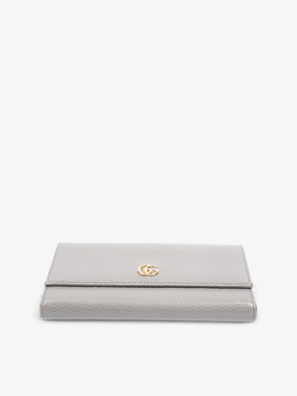 Gucci Marmont Long Wallet Grey Leather