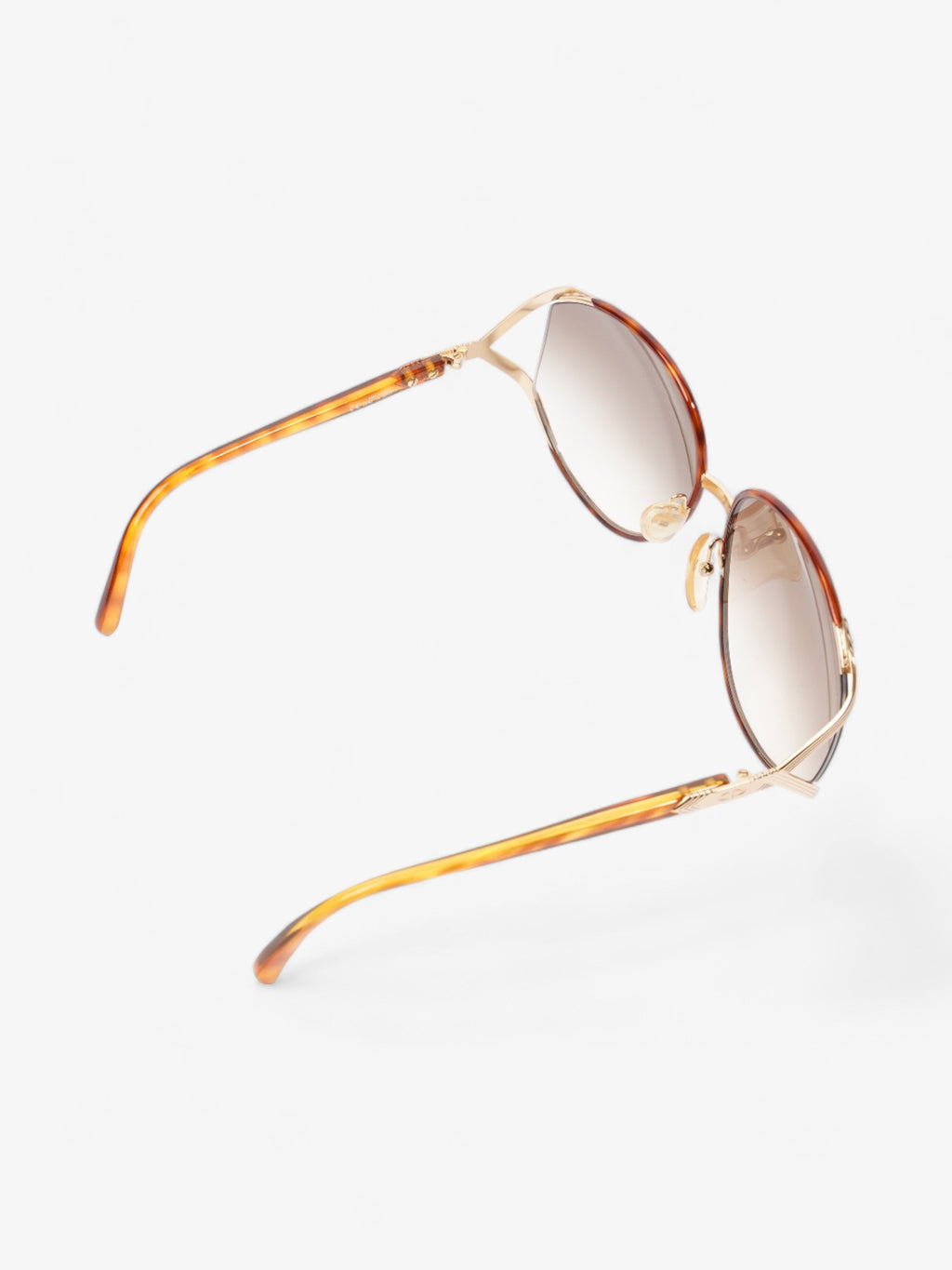 Christian Dior Oversized Gradiant Sunglasses Brown Acetate 150mm