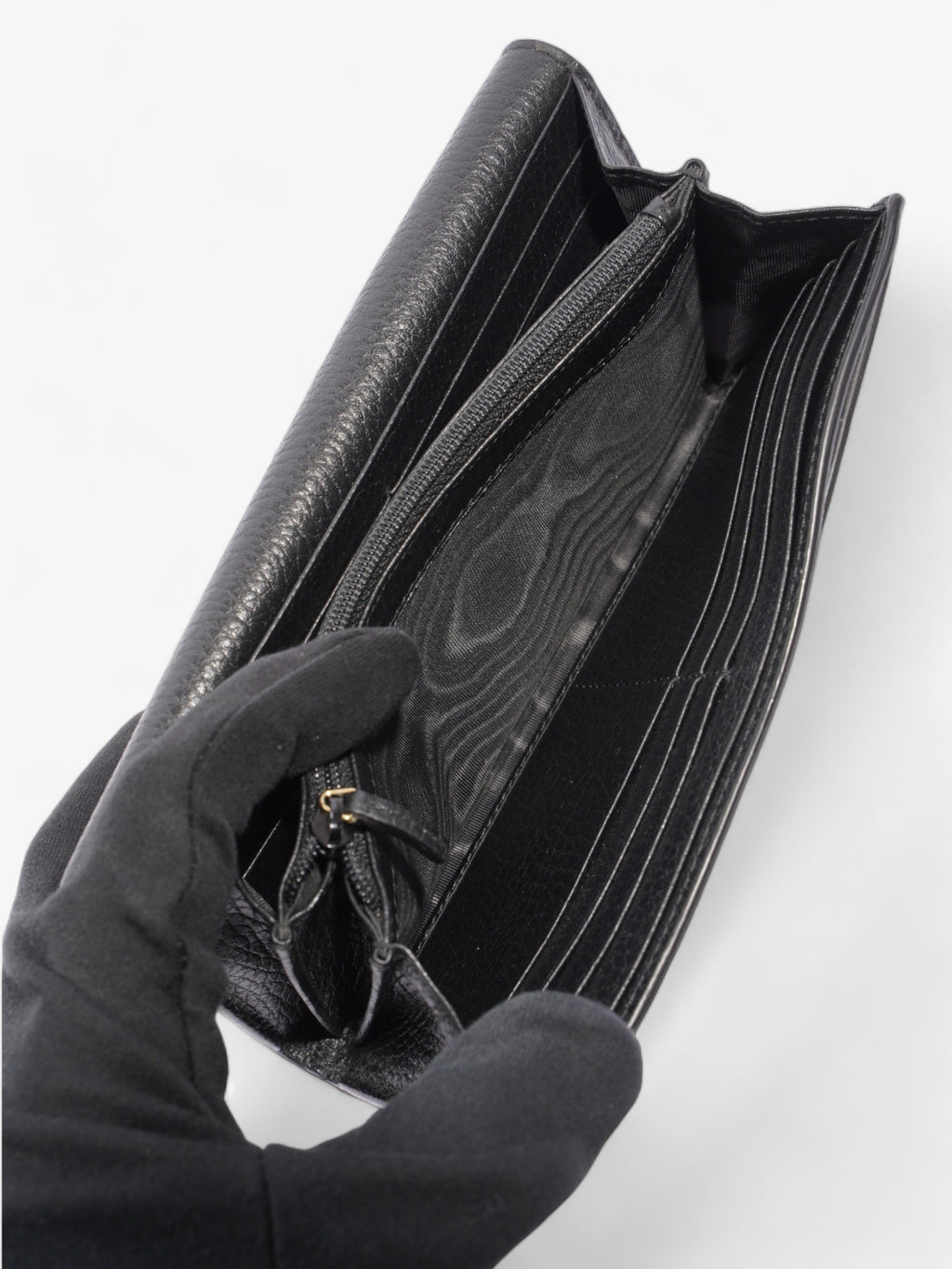 Gucci GG Supreme Wallet Black / Supreme Leather