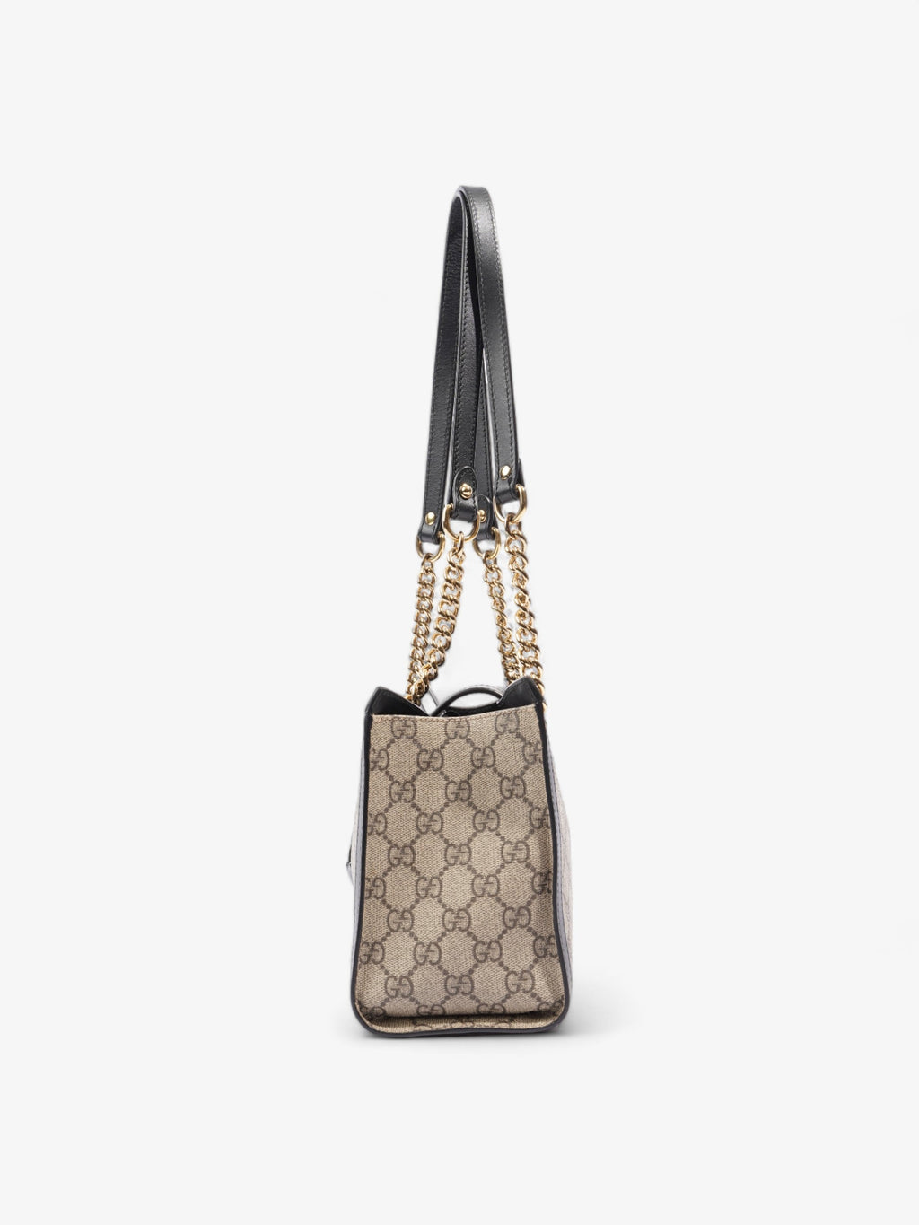Gucci Padlock GG Supreme / Black Coated Canvas Small