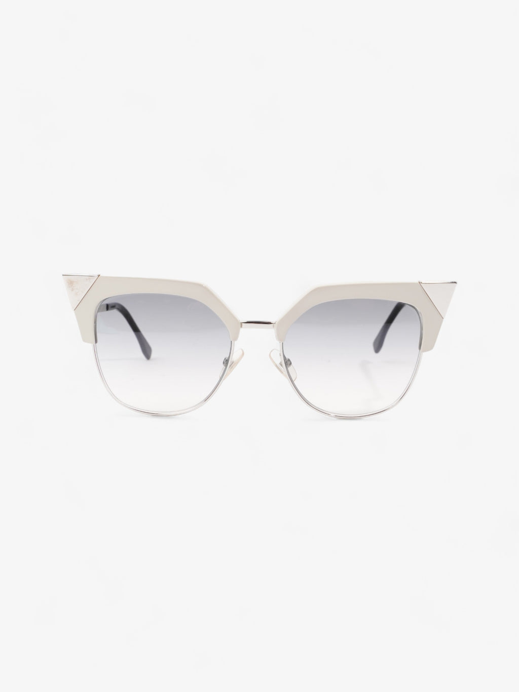 Fendi Cat-Eye Sunglasses Grey Gradient Acetate 140mm