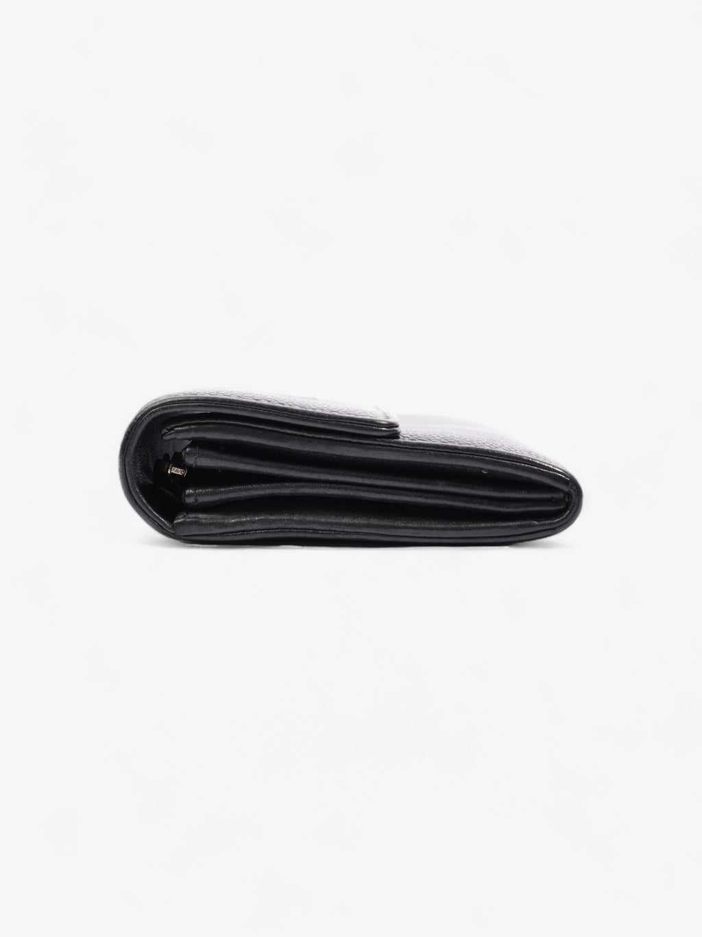 Chanel Coco Mark Caviar Wallet Black Black Caviar Leather