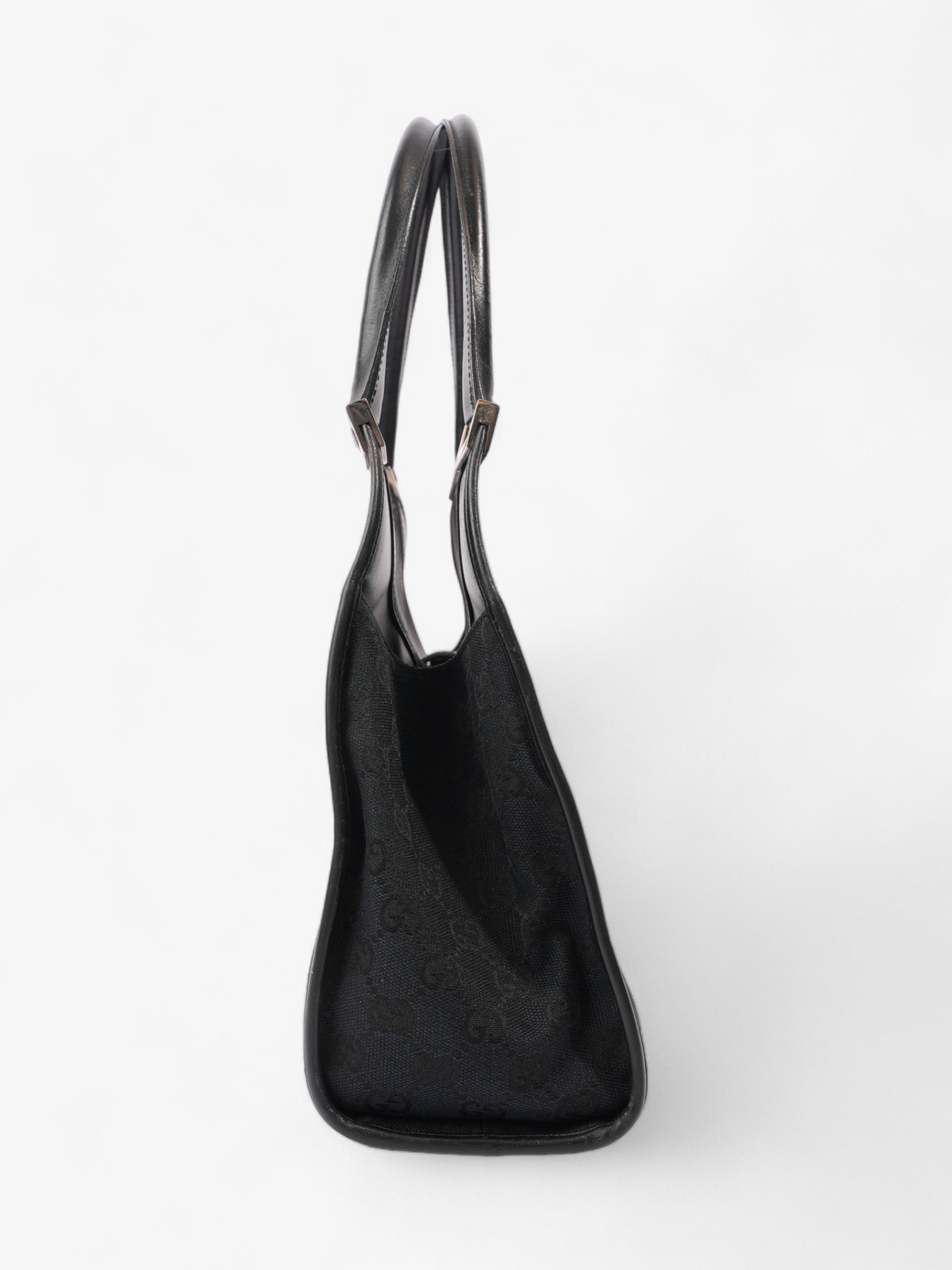 Gucci Jackie Black Guccissima Canvas