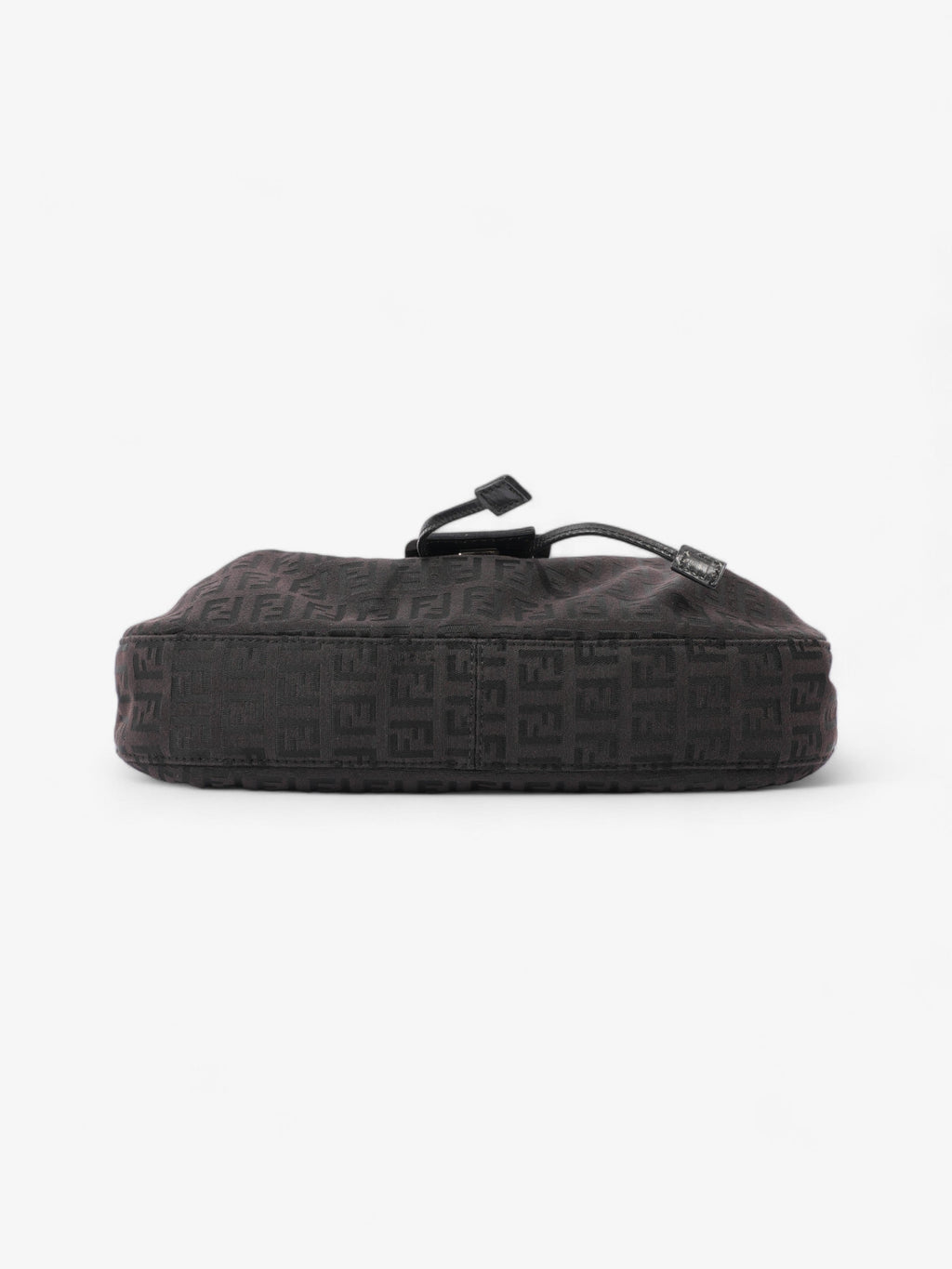 Fendi Zucchino Baguette Zucca / Black Canvas