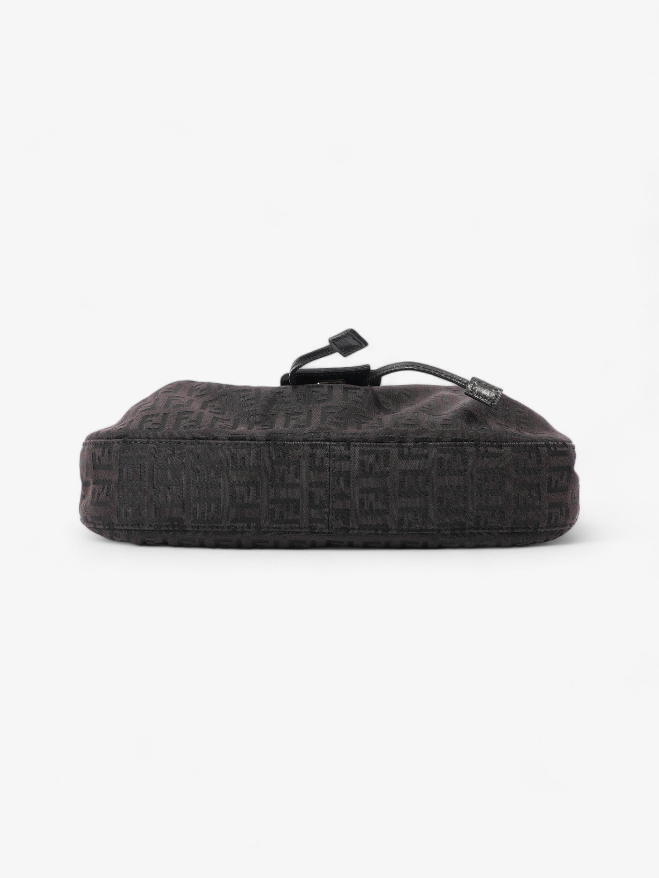 Fendi Zucchino Baguette Zucca / Black Canvas