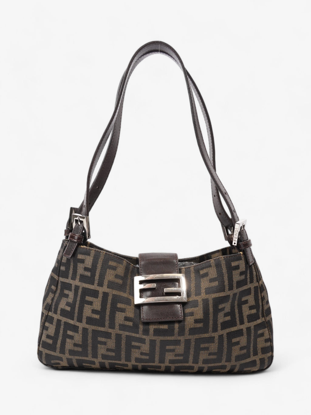 Fendi Mamma Baguette Brown Zucca Canvas