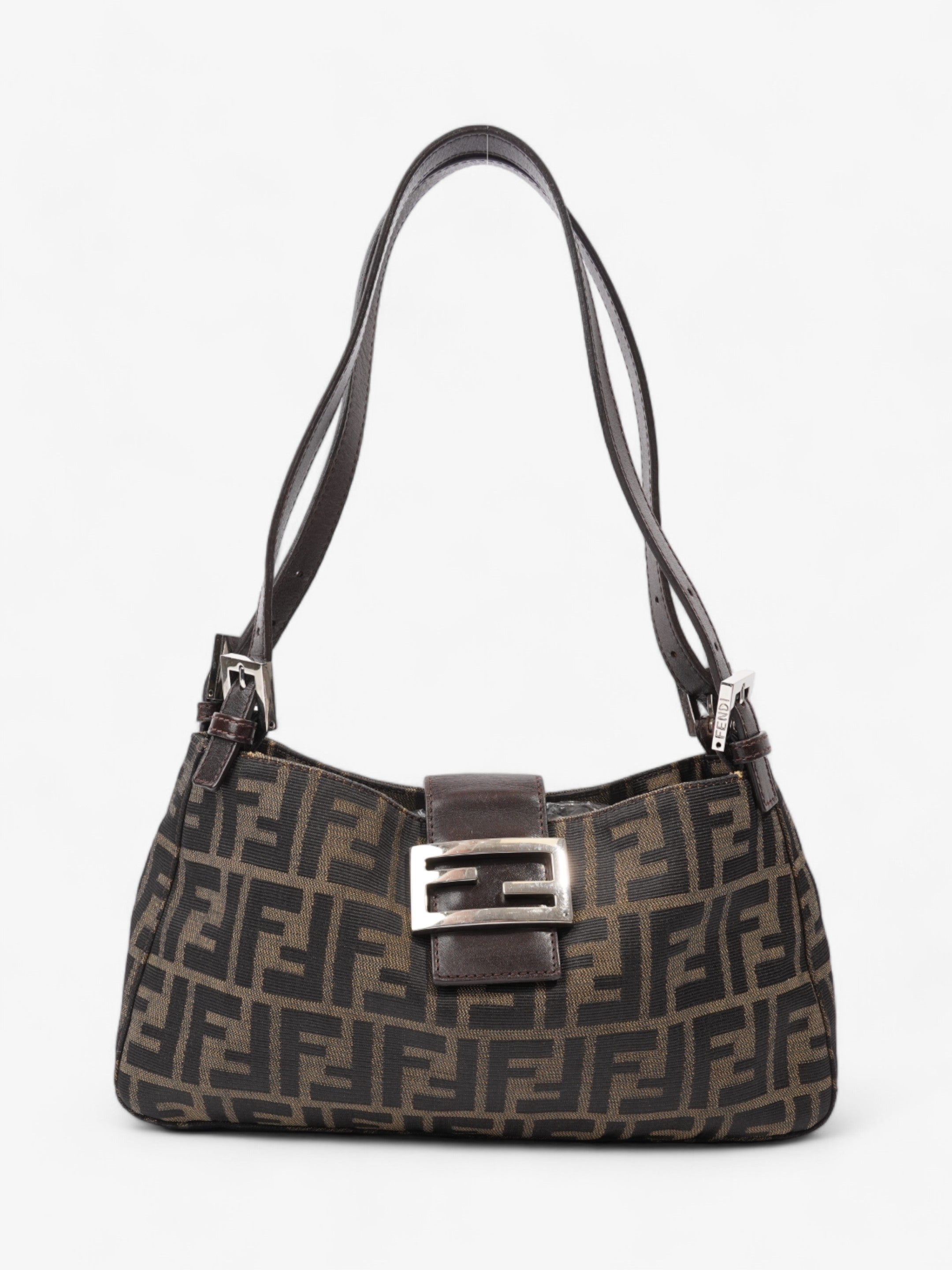 Fendi Mamma Baguette Brown Zucca Canvas