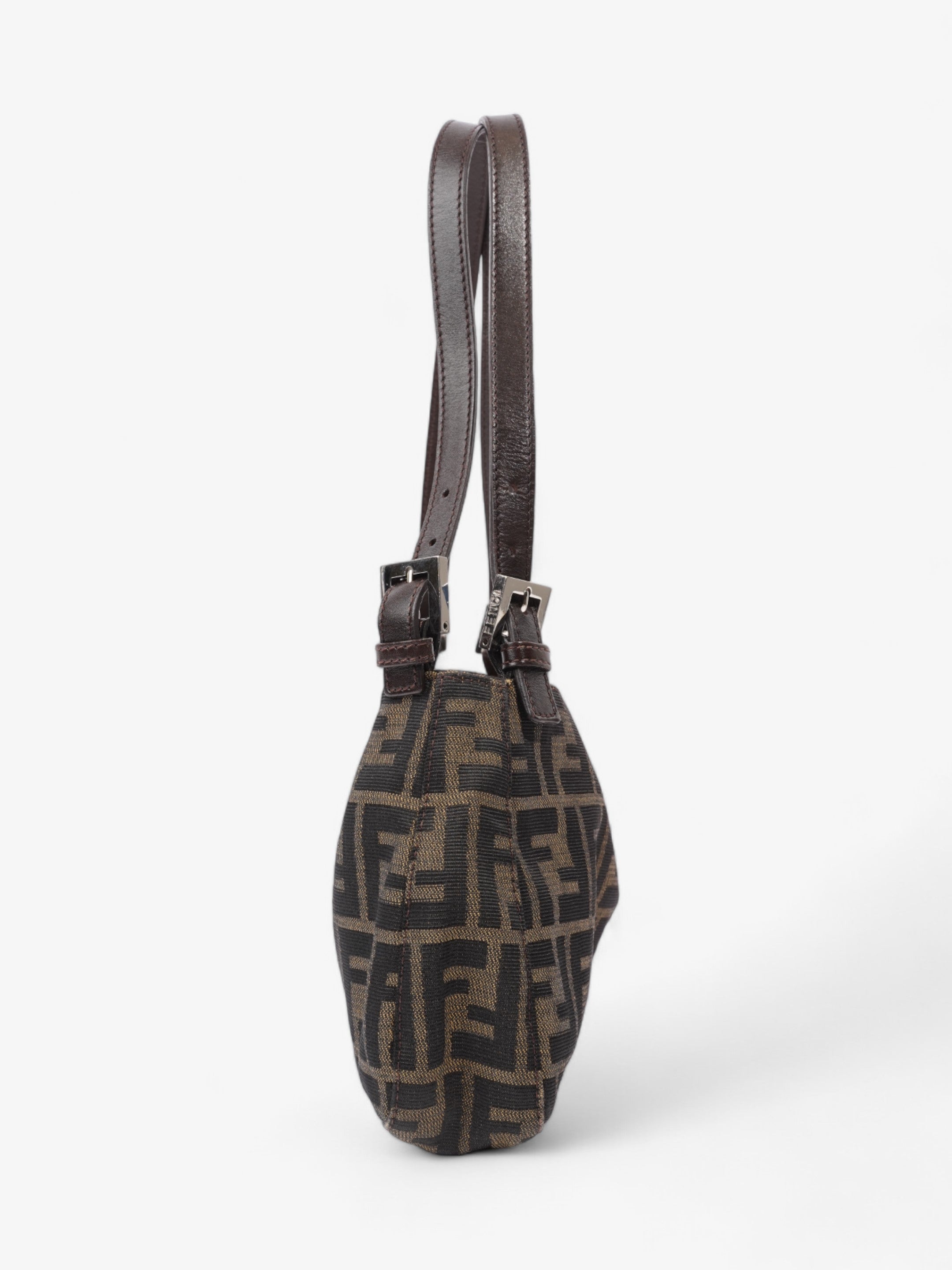 Fendi Mamma Baguette Brown Zucca Canvas