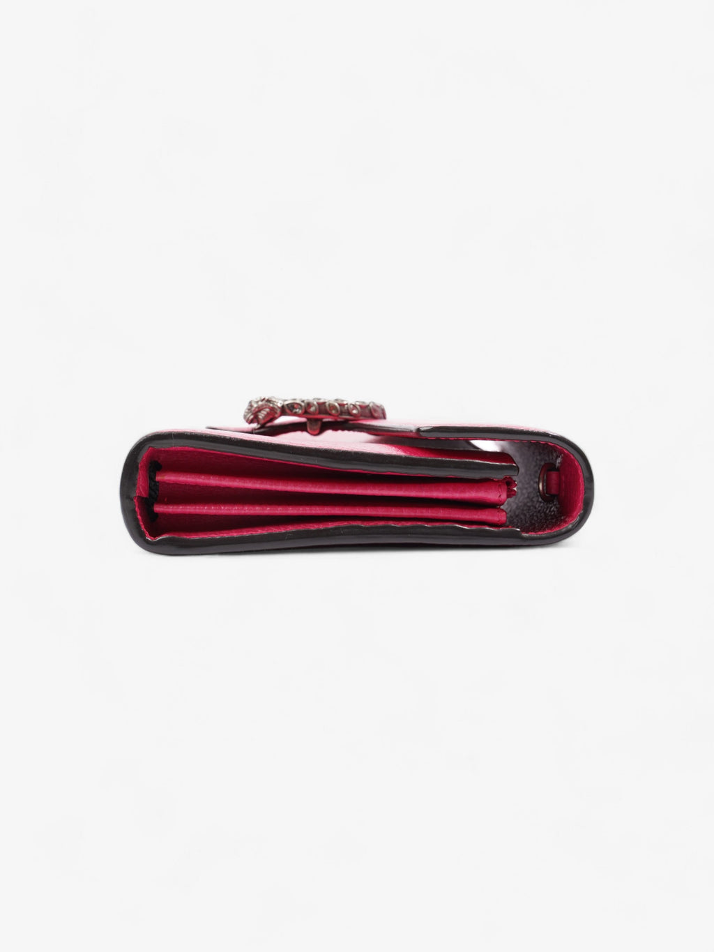 Gucci Dionysus Chain Wallet Neon Pink Leather