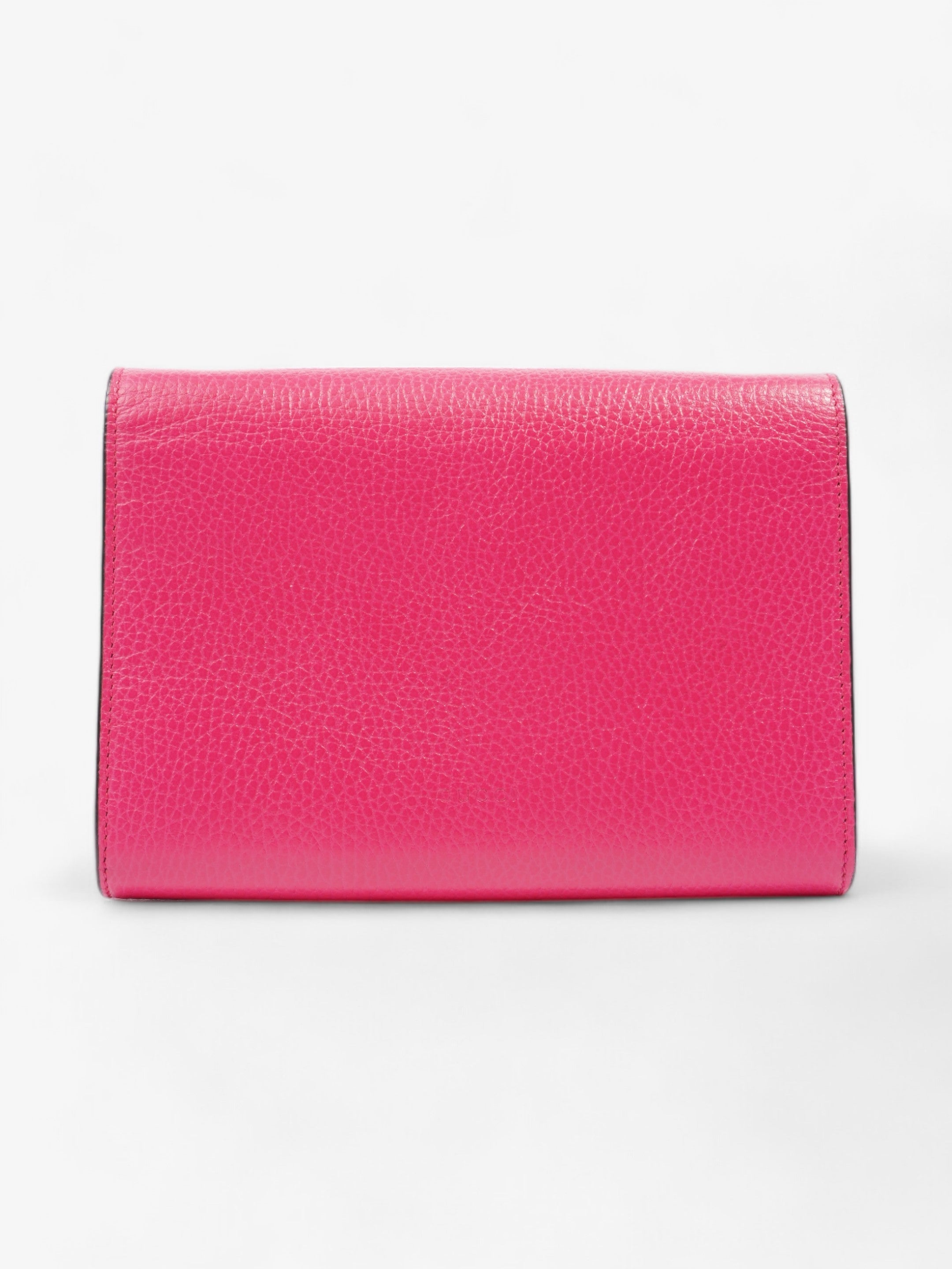Gucci Dionysus Chain Wallet Neon Pink Leather