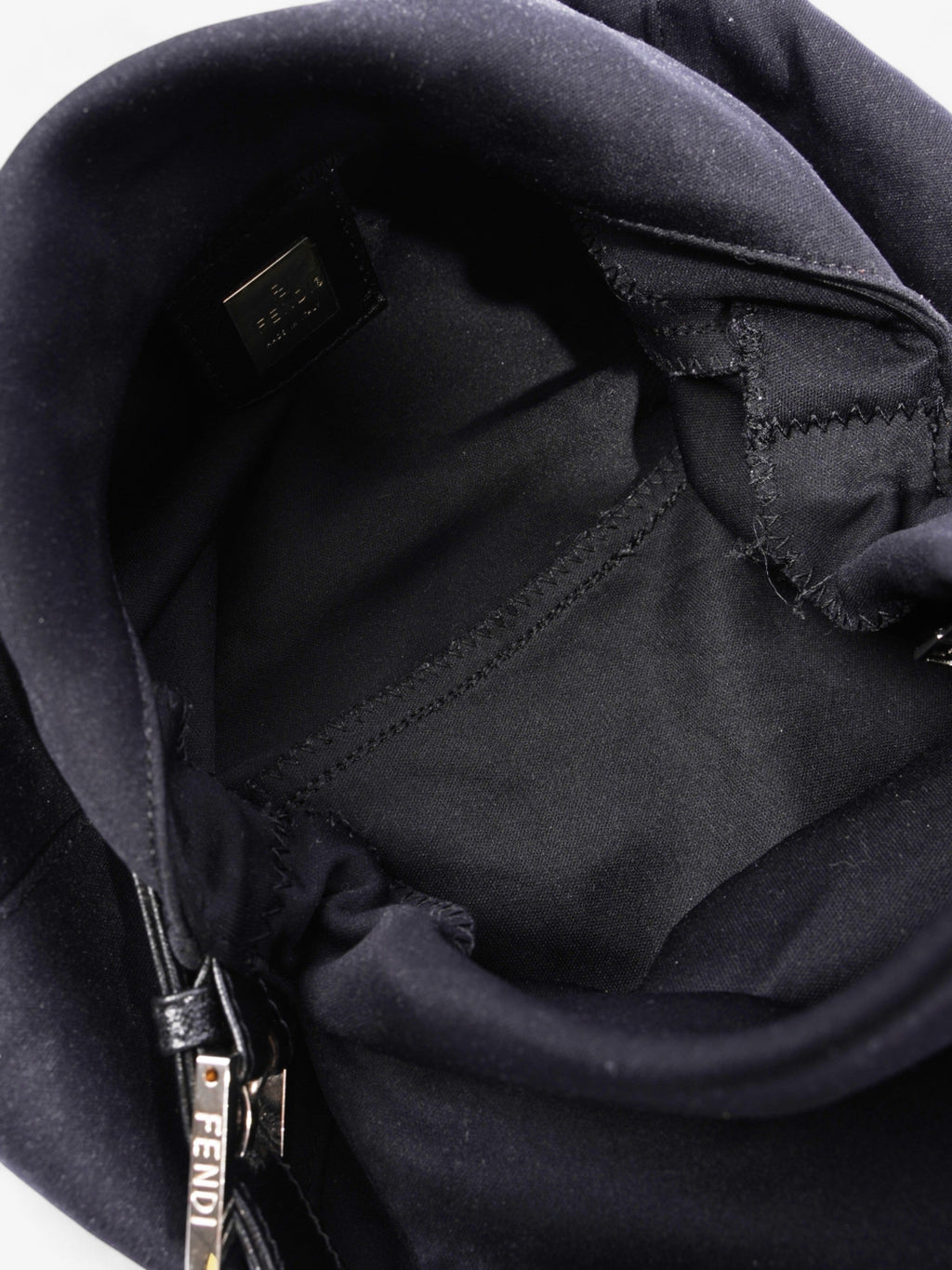 Fendi Mamma Baguette Black Canvas