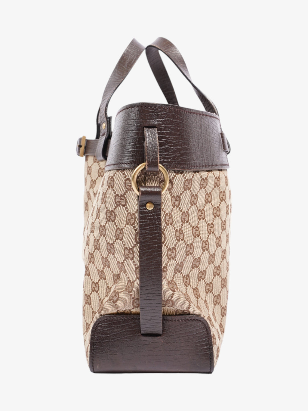 Gucci Tote Beige / Brown Canvas