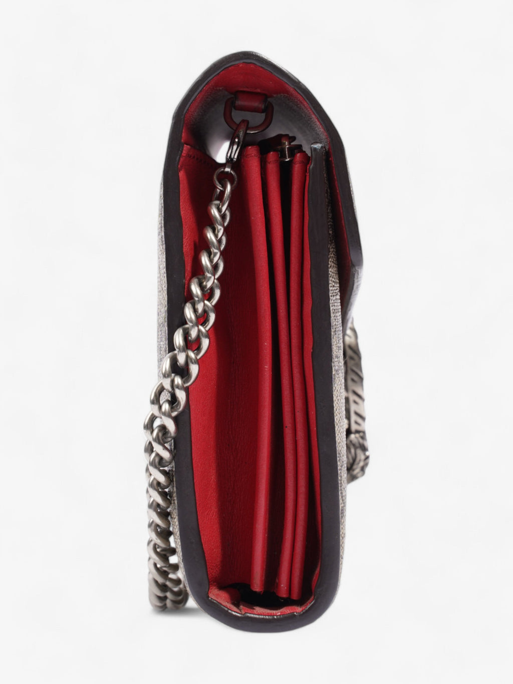 Gucci Dionysus Chain Wallet GG Supreme Coated Canvas