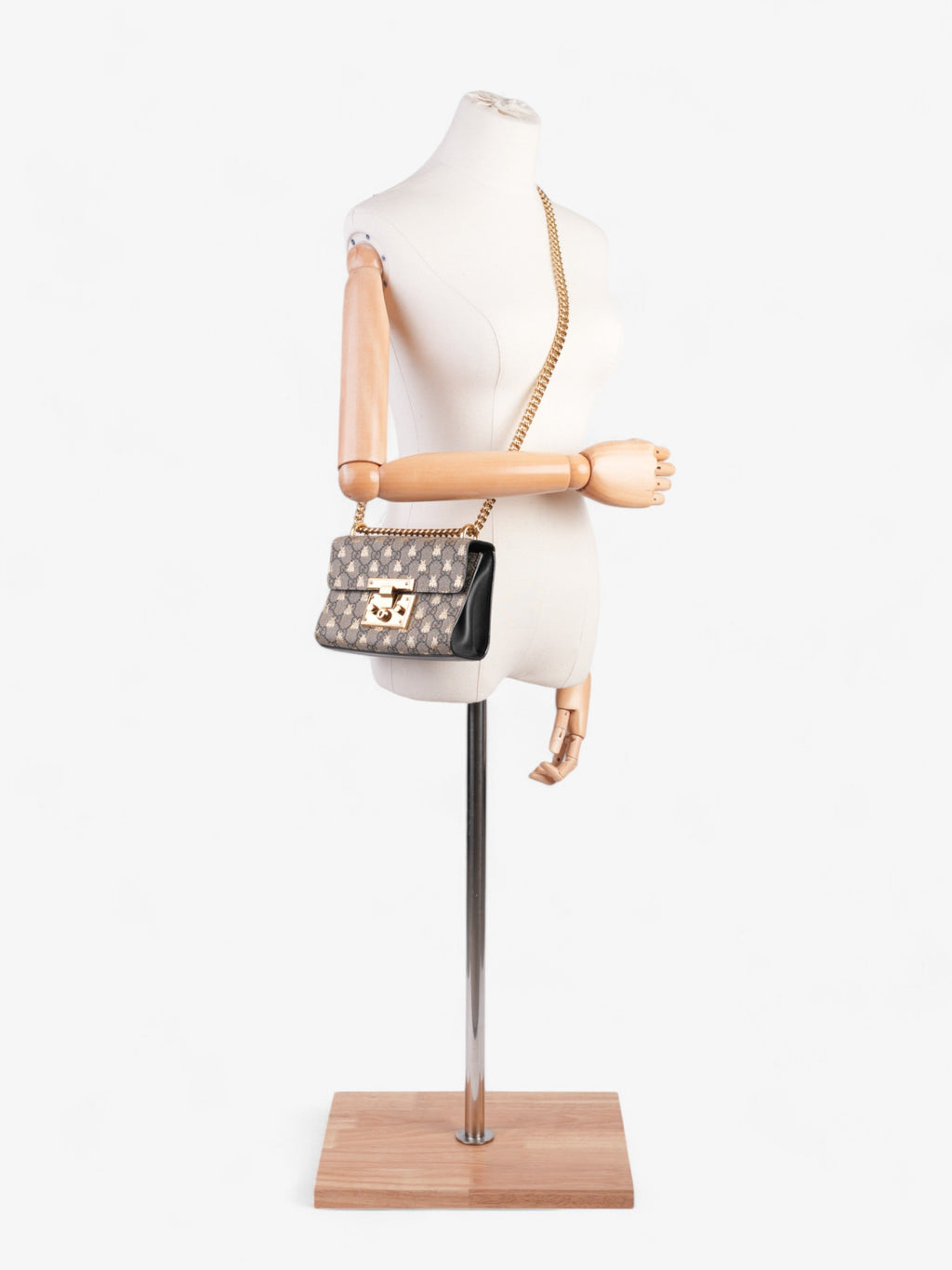 Gucci Padlock Supreme Bee Coated Canvas Small