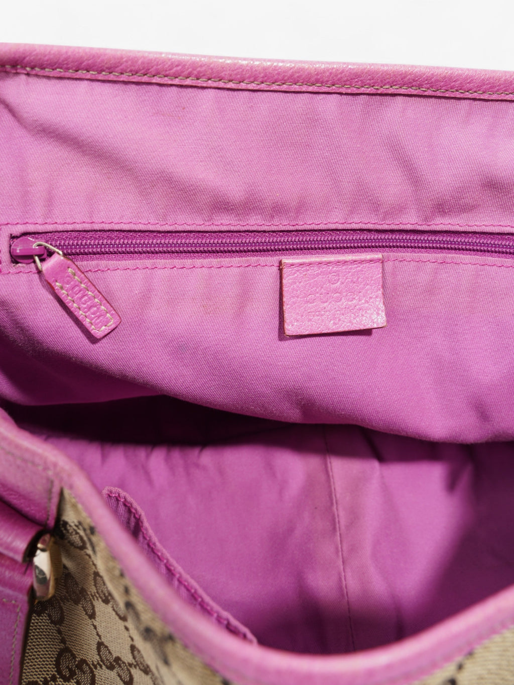 Gucci Tote Bag Supreme / Pink Canvas