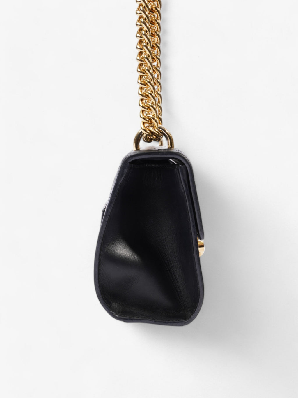 Gucci Padlock GG Black Leather Small