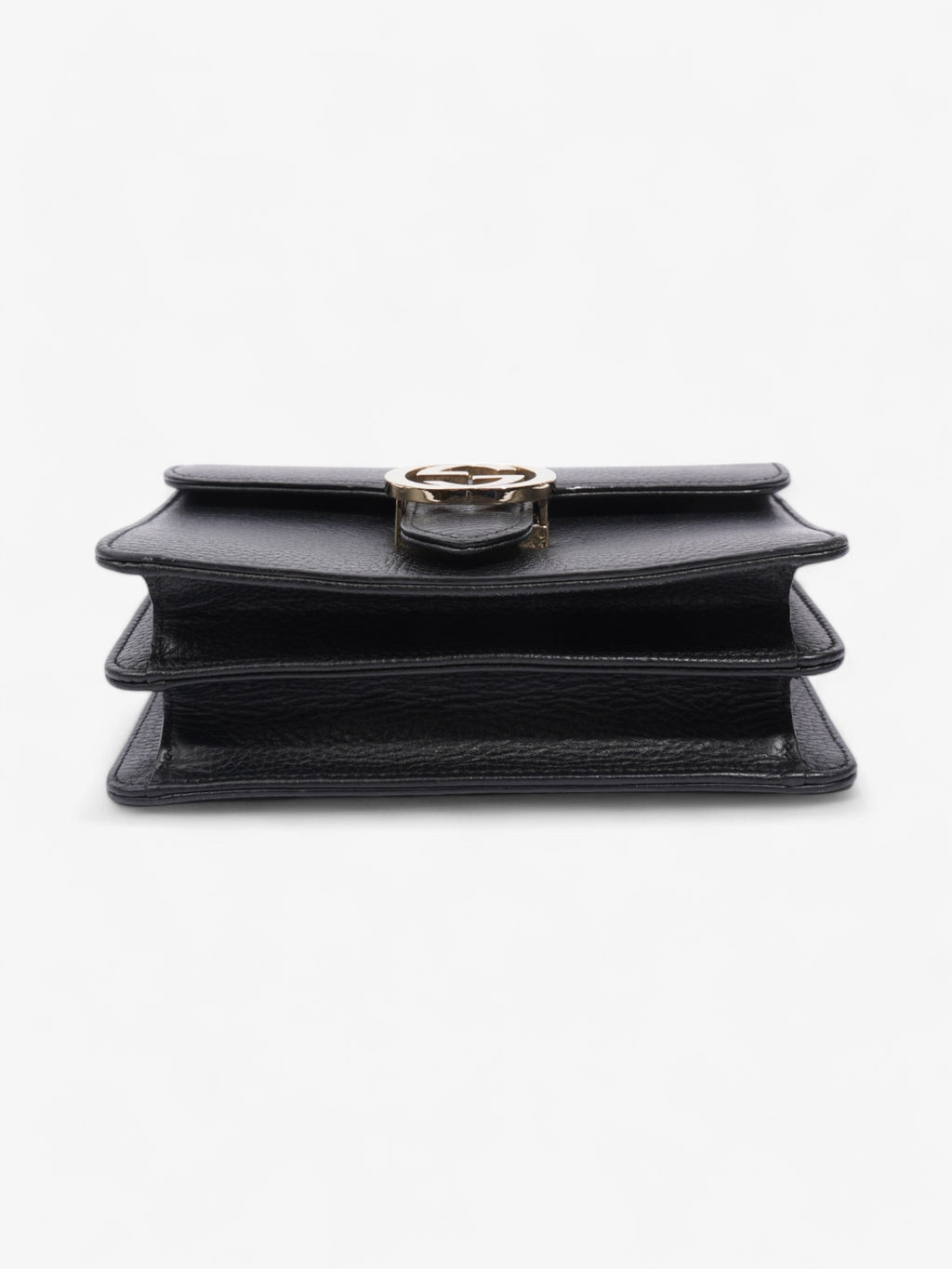 Gucci Interlocking G Bag Black Leather Small