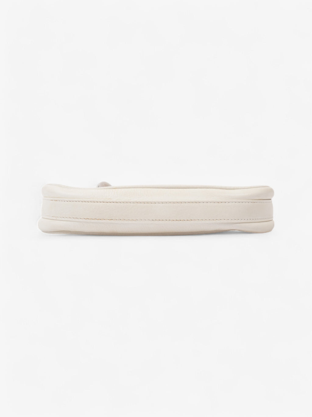 Christian Dior Charms Shoulder Bag White Leather