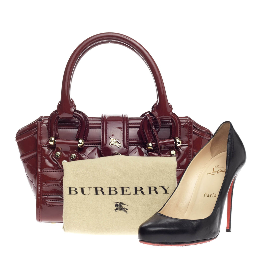 Manor Bag Quilted Patent Mini