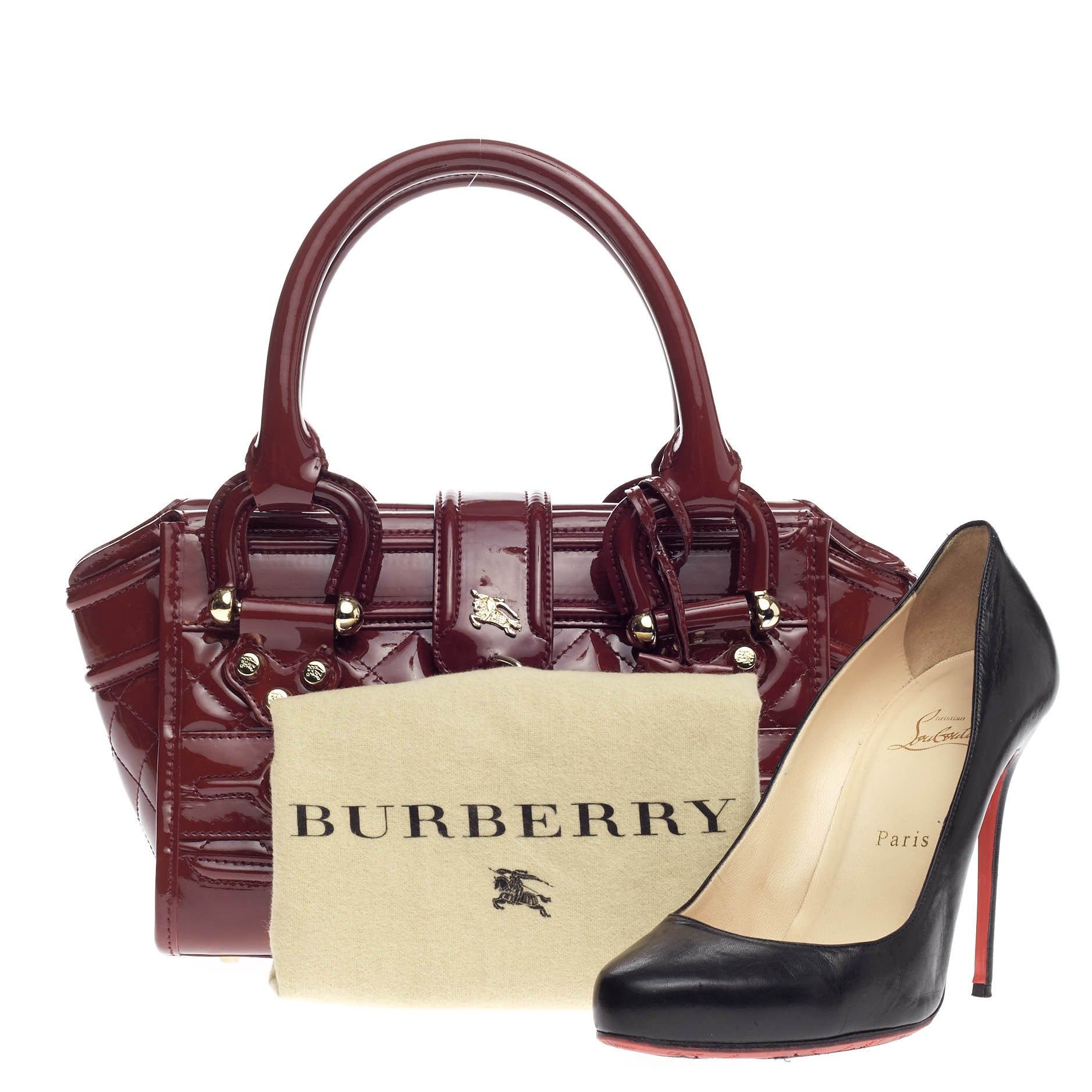 Manor Bag Quilted Patent Mini