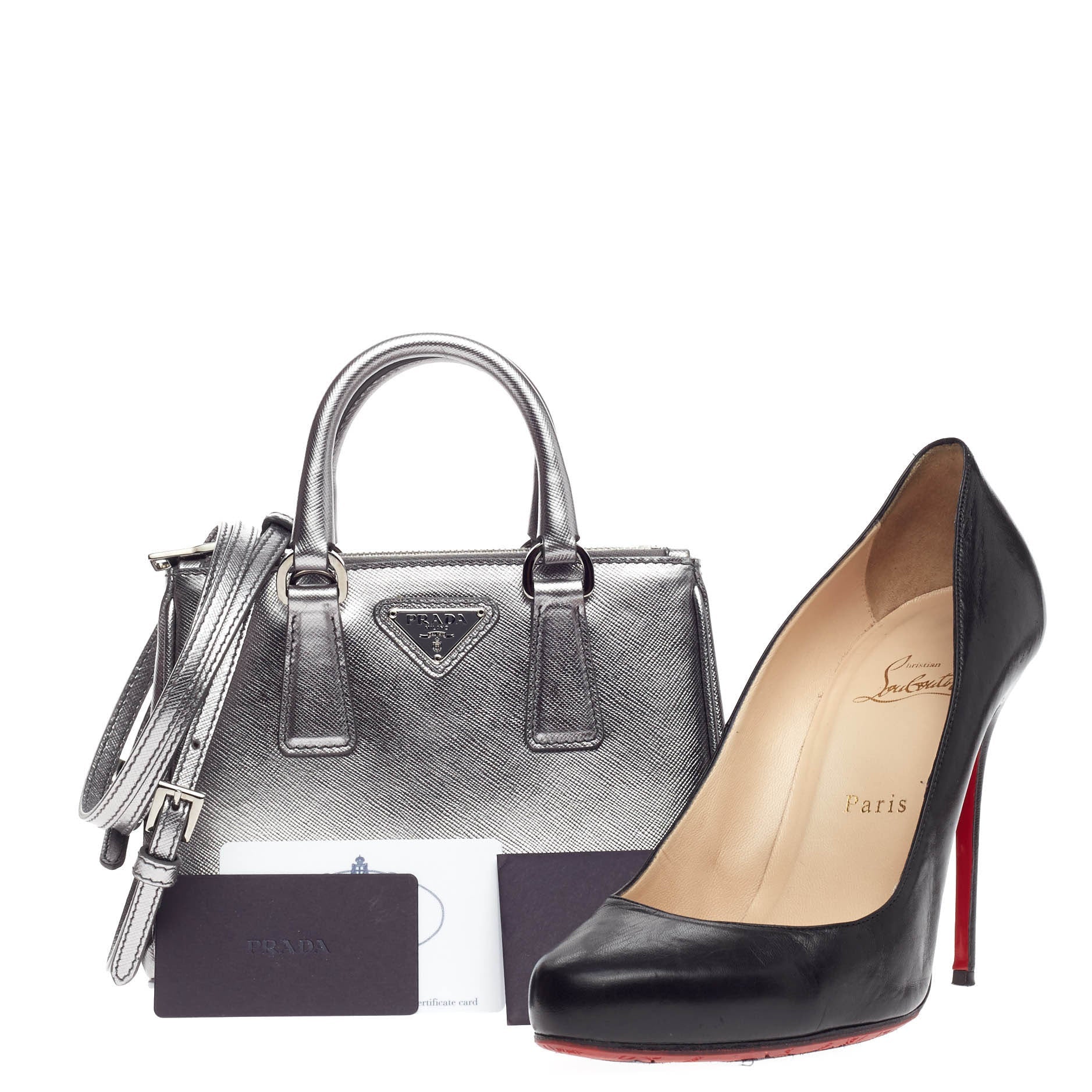 Galleria Crossbody Bag Saffiano Leather Mini