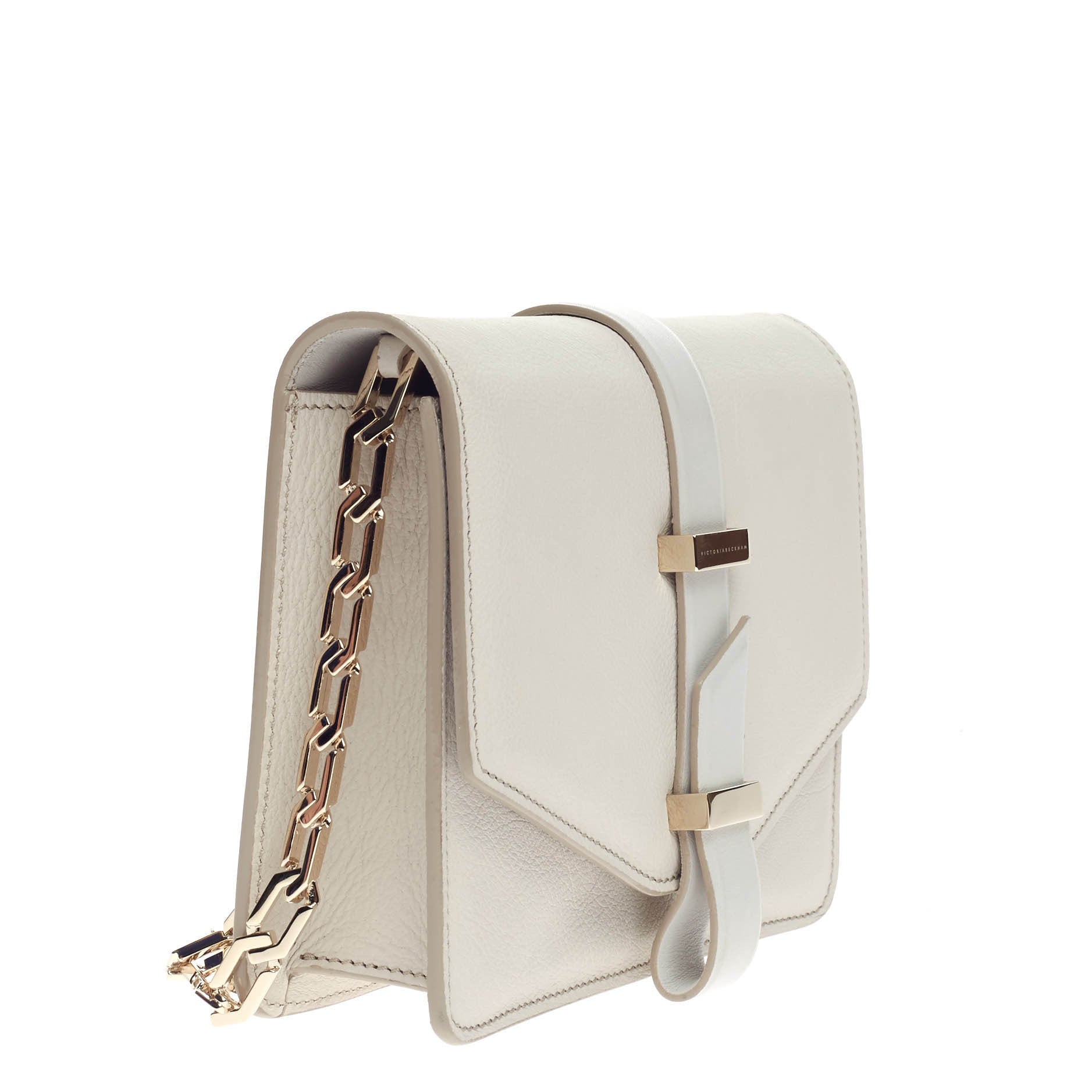 Chain Flap Crossbody Bag Leather Mini