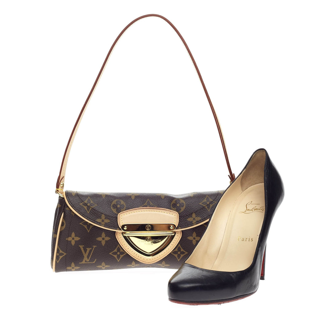 Beverly Clutch Monogram Canvas