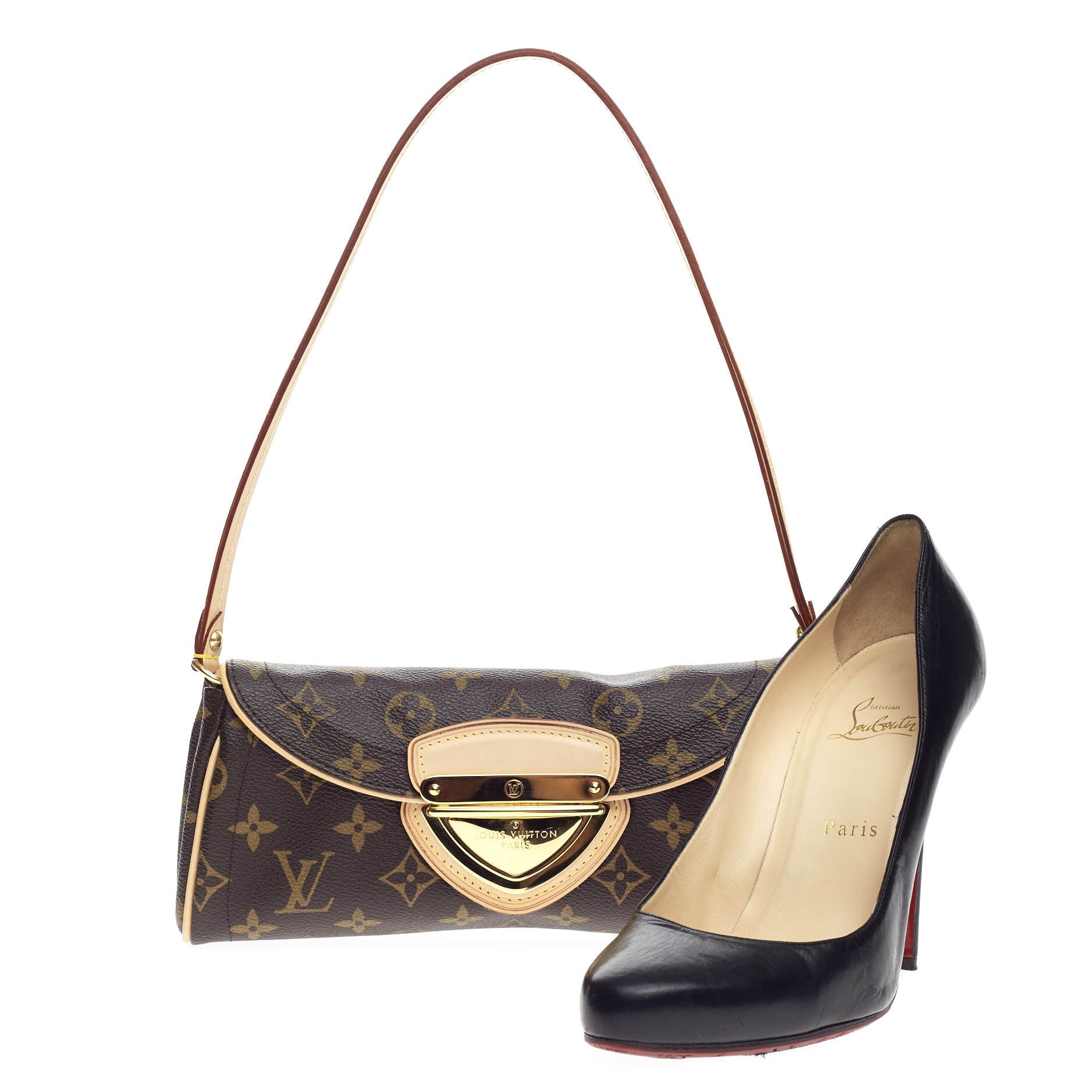 Beverly Clutch Monogram Canvas