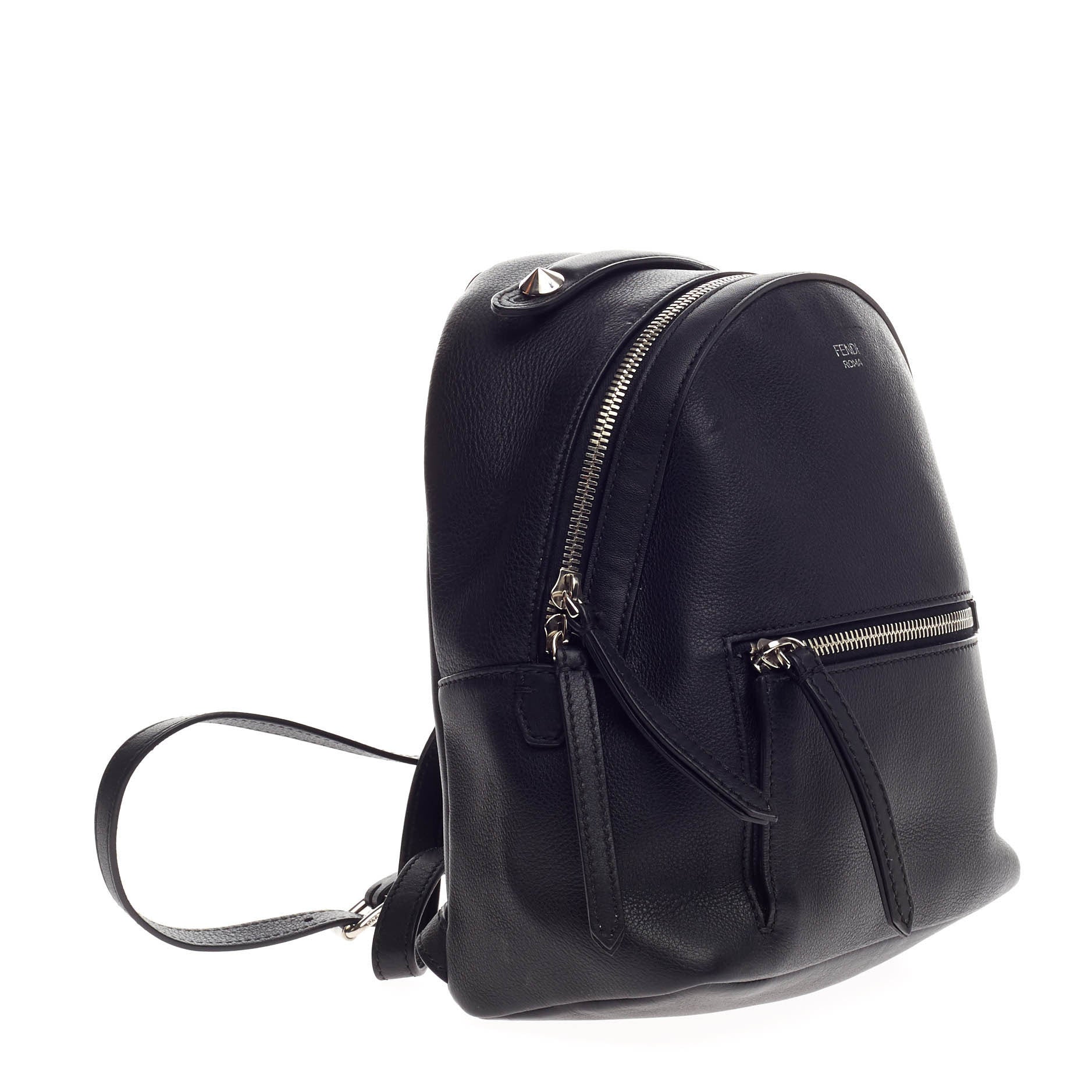 By The Way Backpack Leather with Crystals Mini