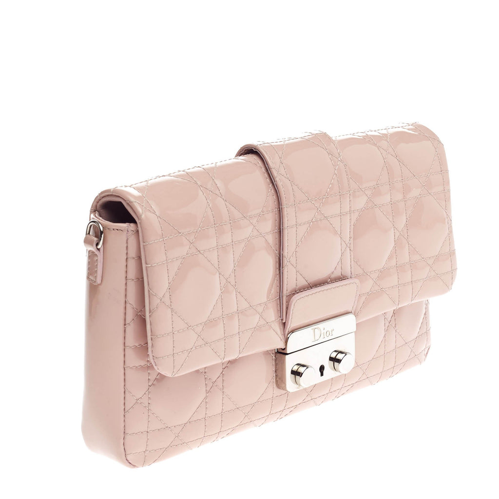New Lock Pouch Cannage Quilt Patent Mini