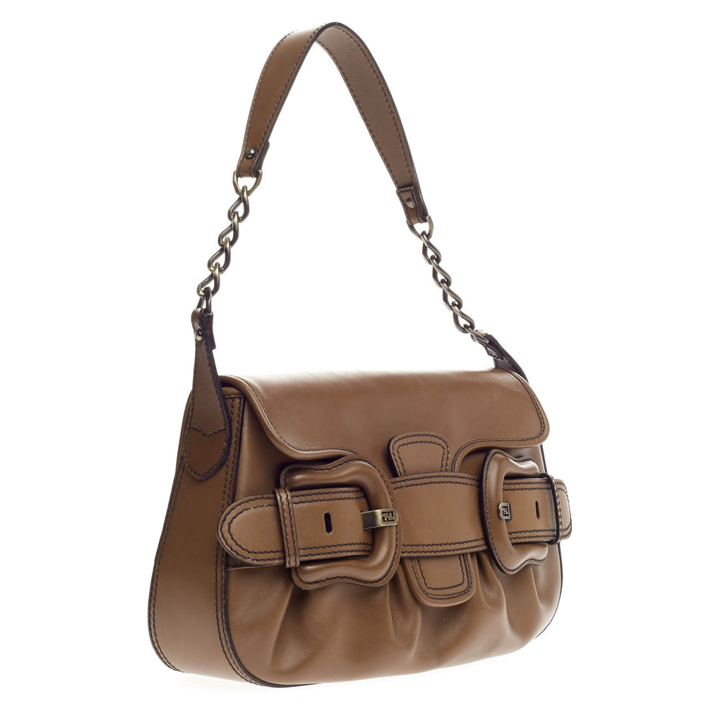B Bis Flap Bag Leather Mini