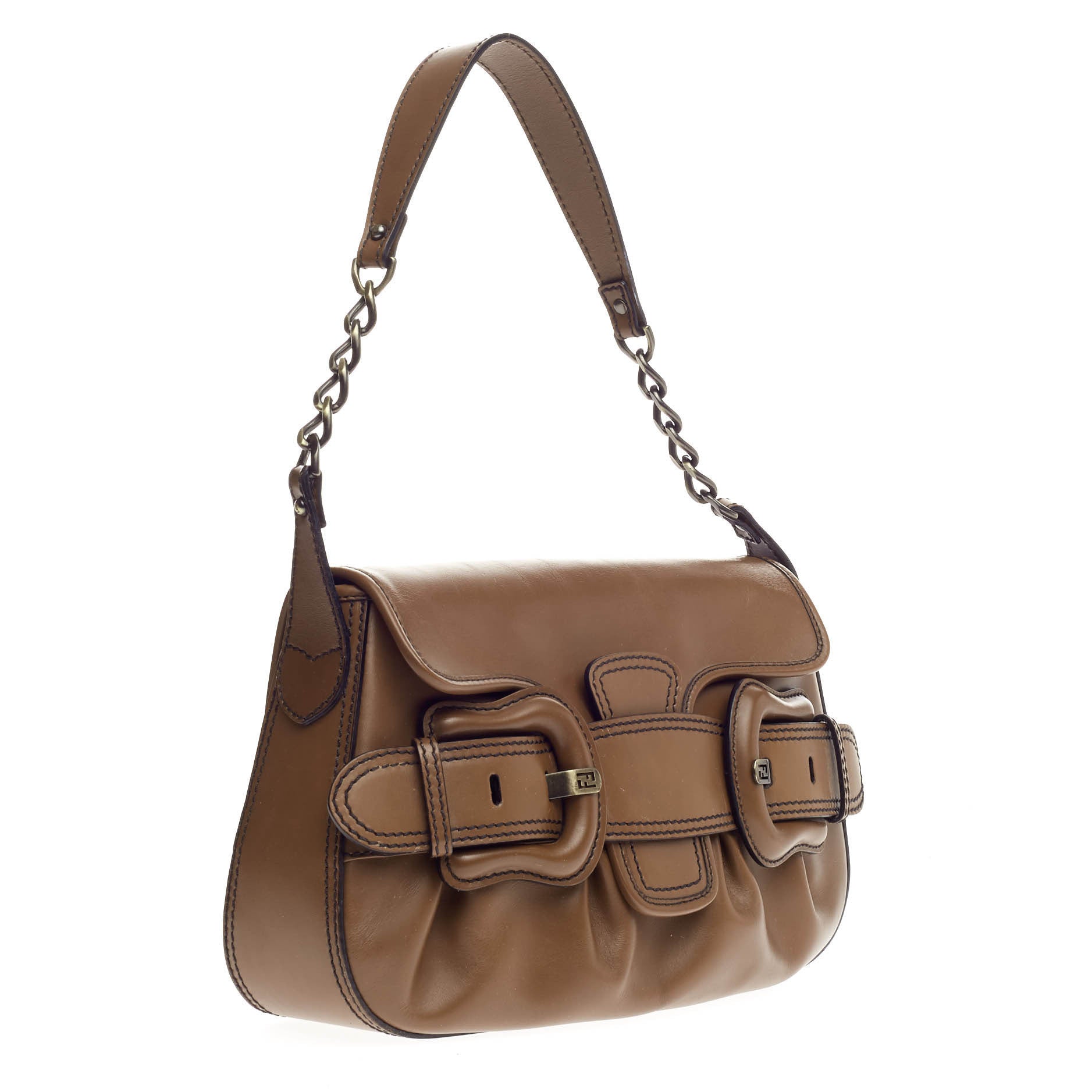 B Bis Flap Bag Leather Mini