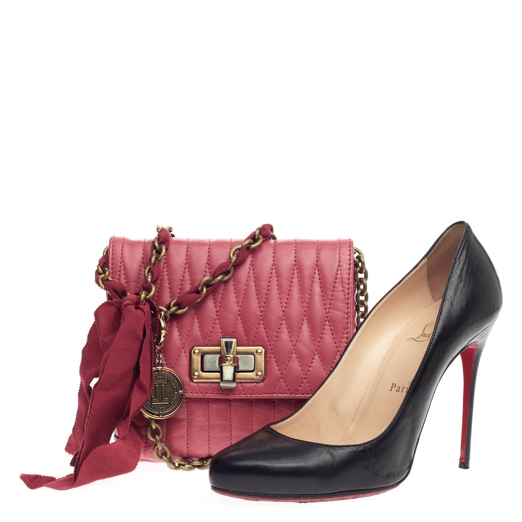 Pop Crossbody Bag Quilted Leather Mini