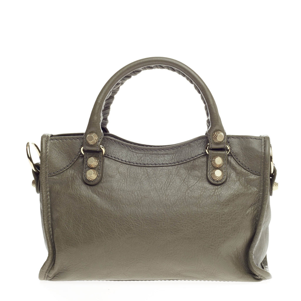 City Giant Studs Handbag Leather Mini