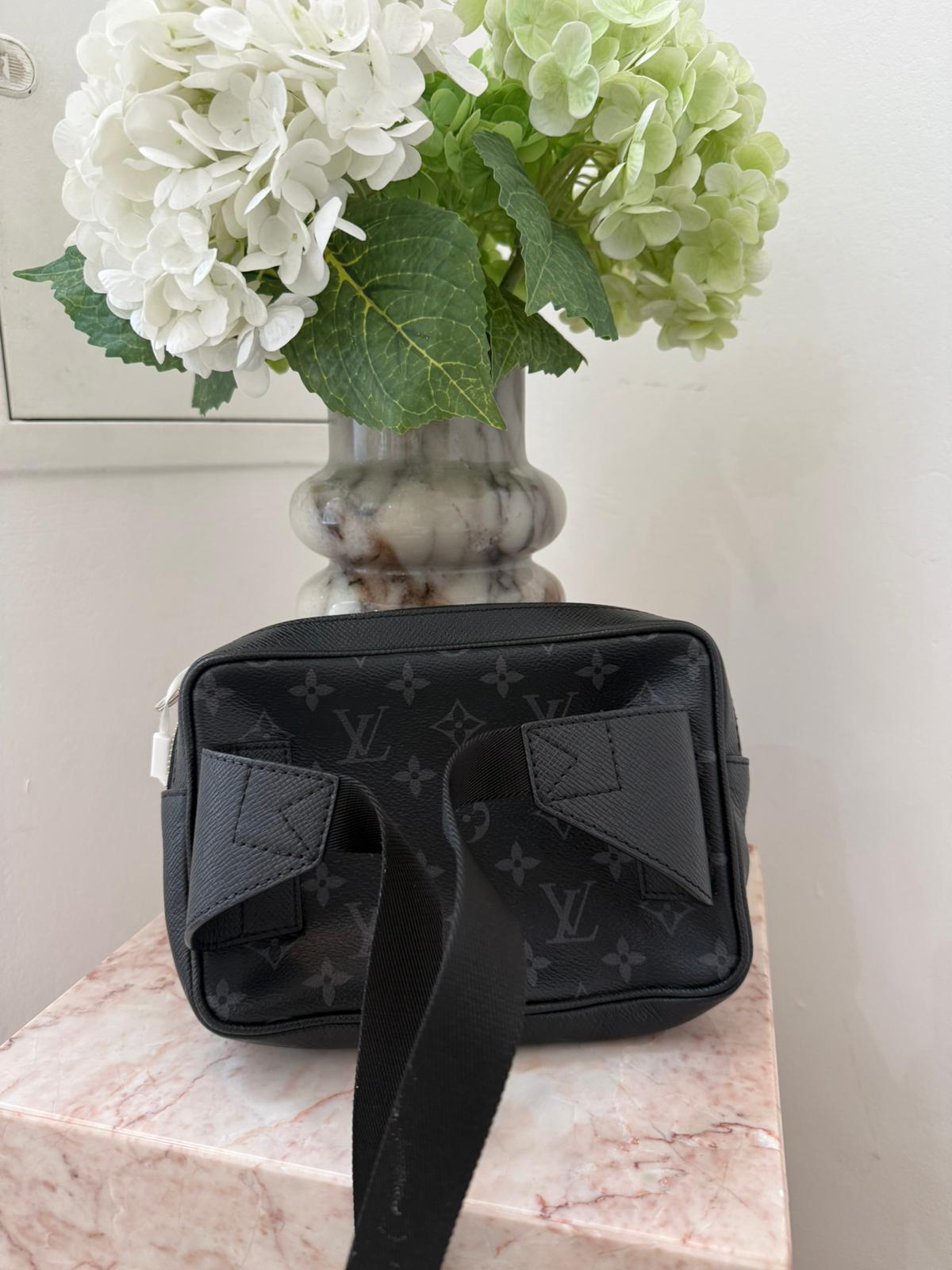 Louis Vuitton Outdoor Leather Bag Black