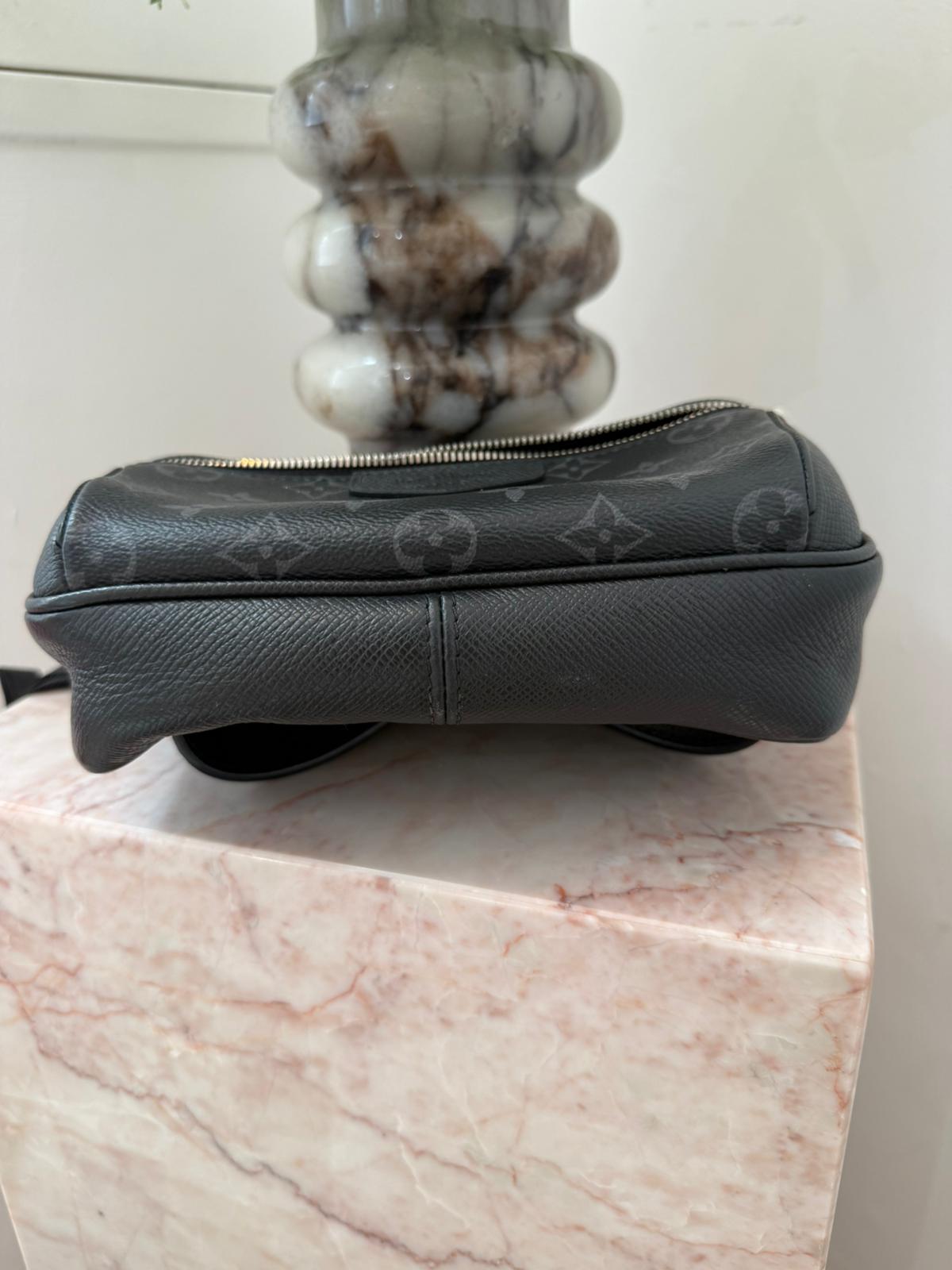 Louis Vuitton Outdoor Leather Bag Black