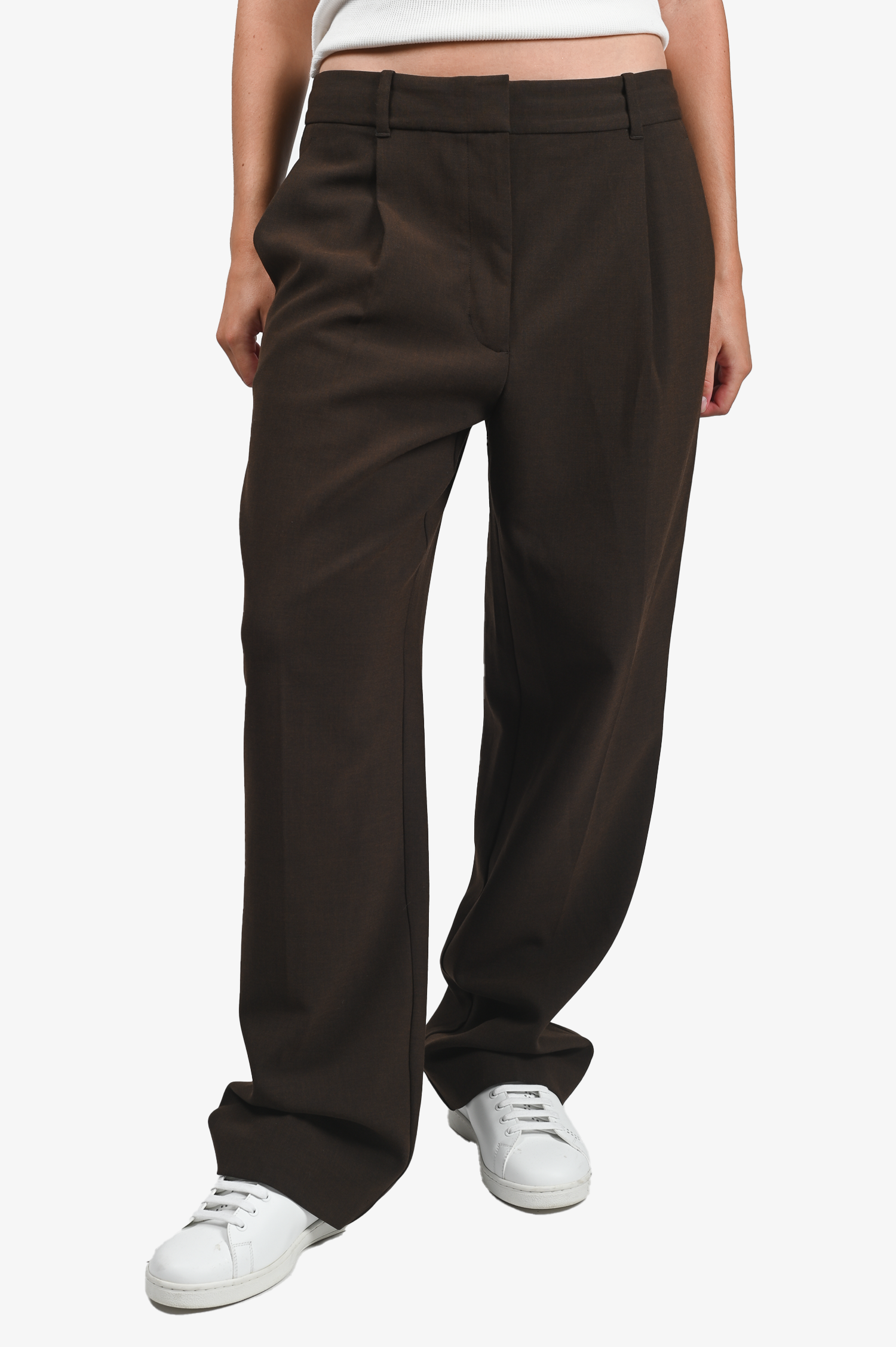 Wilfred Chocolate Brown Trousers Size 12