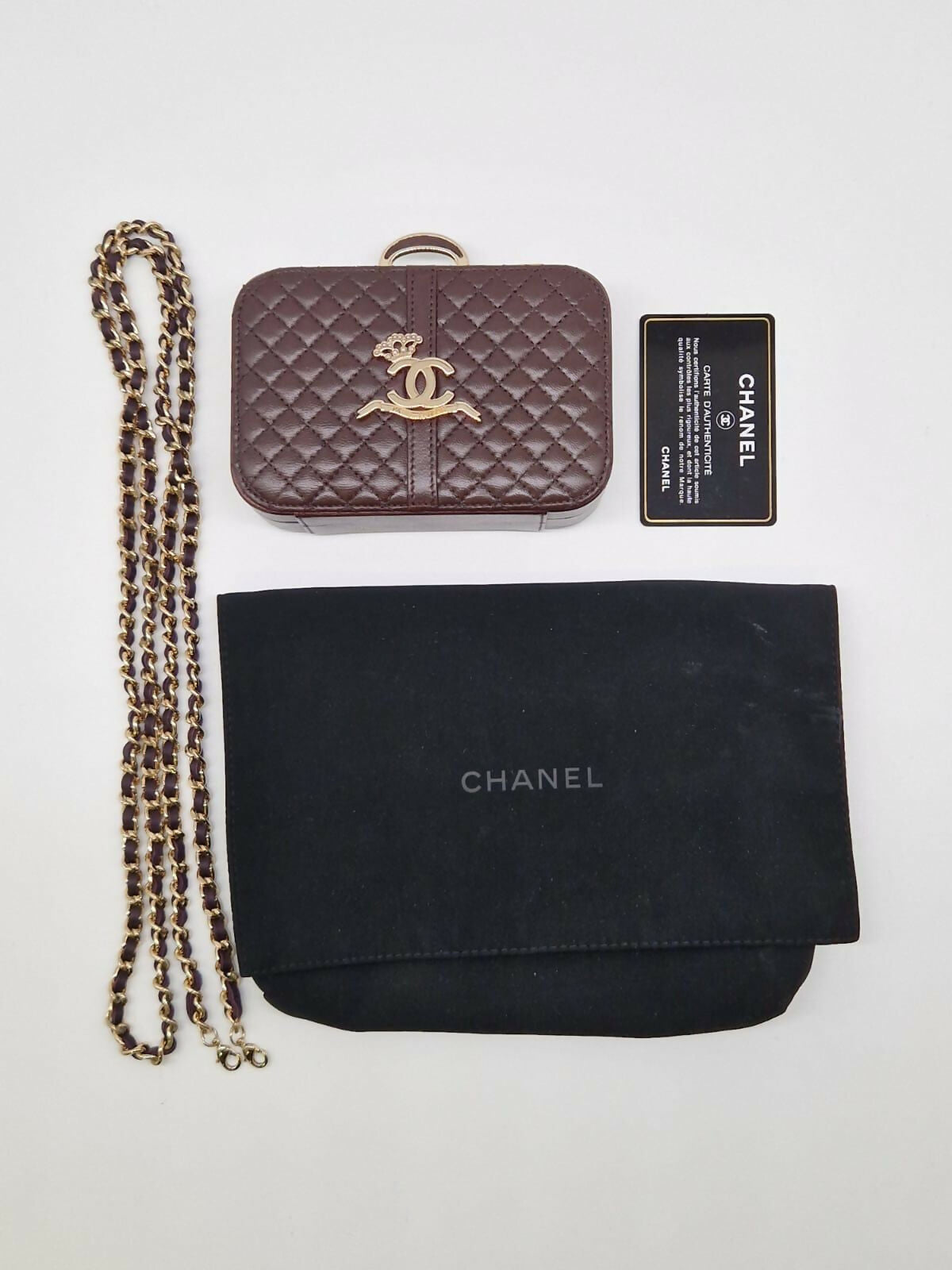 Chanel Vintage 2008 Micro Paris-London Clutch bag