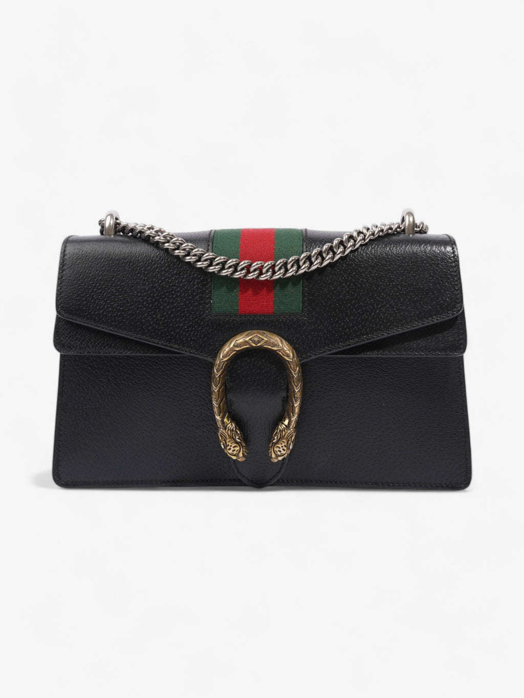 Gucci Dionysus Black / Red / Green Leather Small