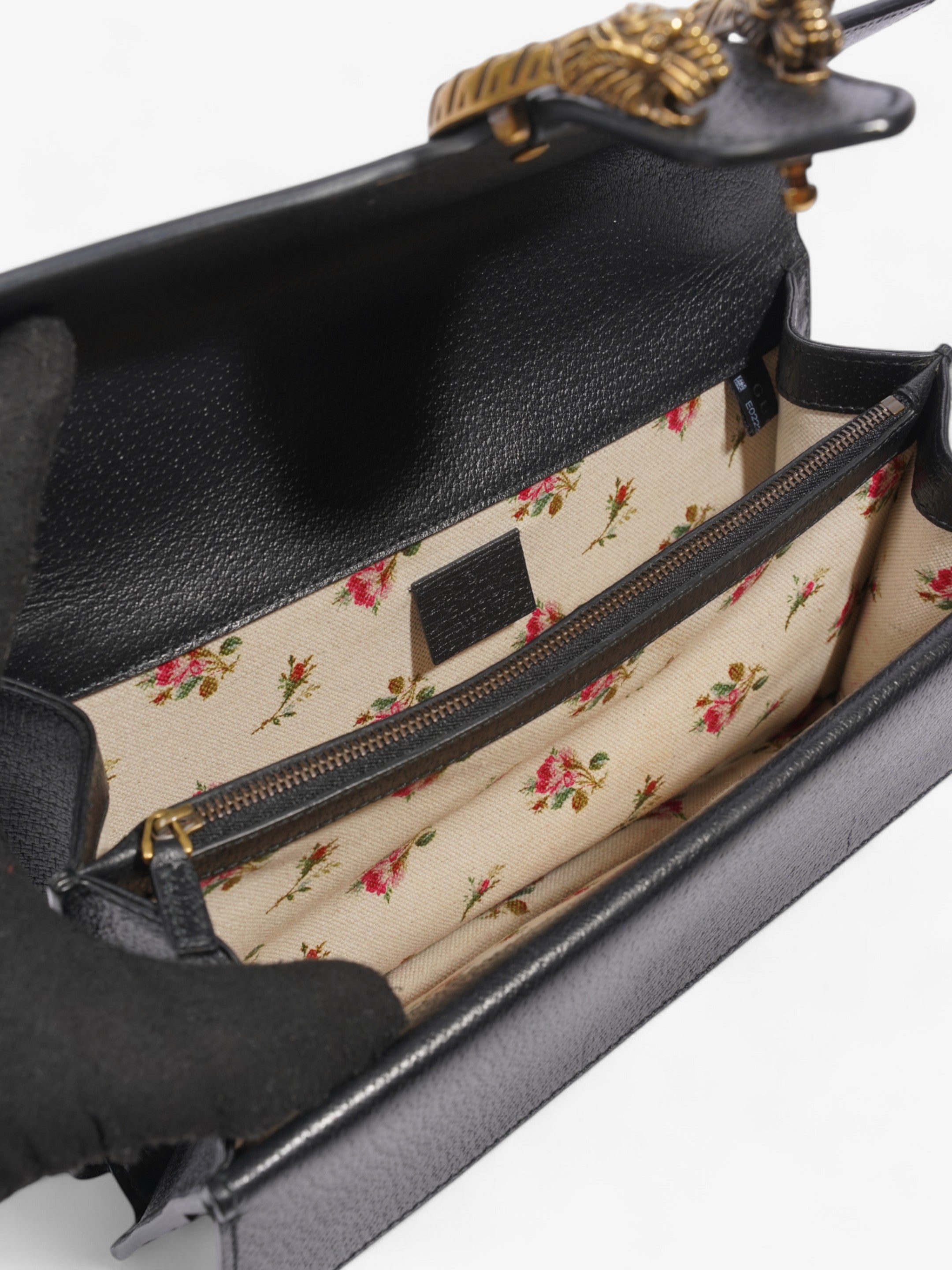 Gucci Dionysus Black / Red / Green Leather Small
