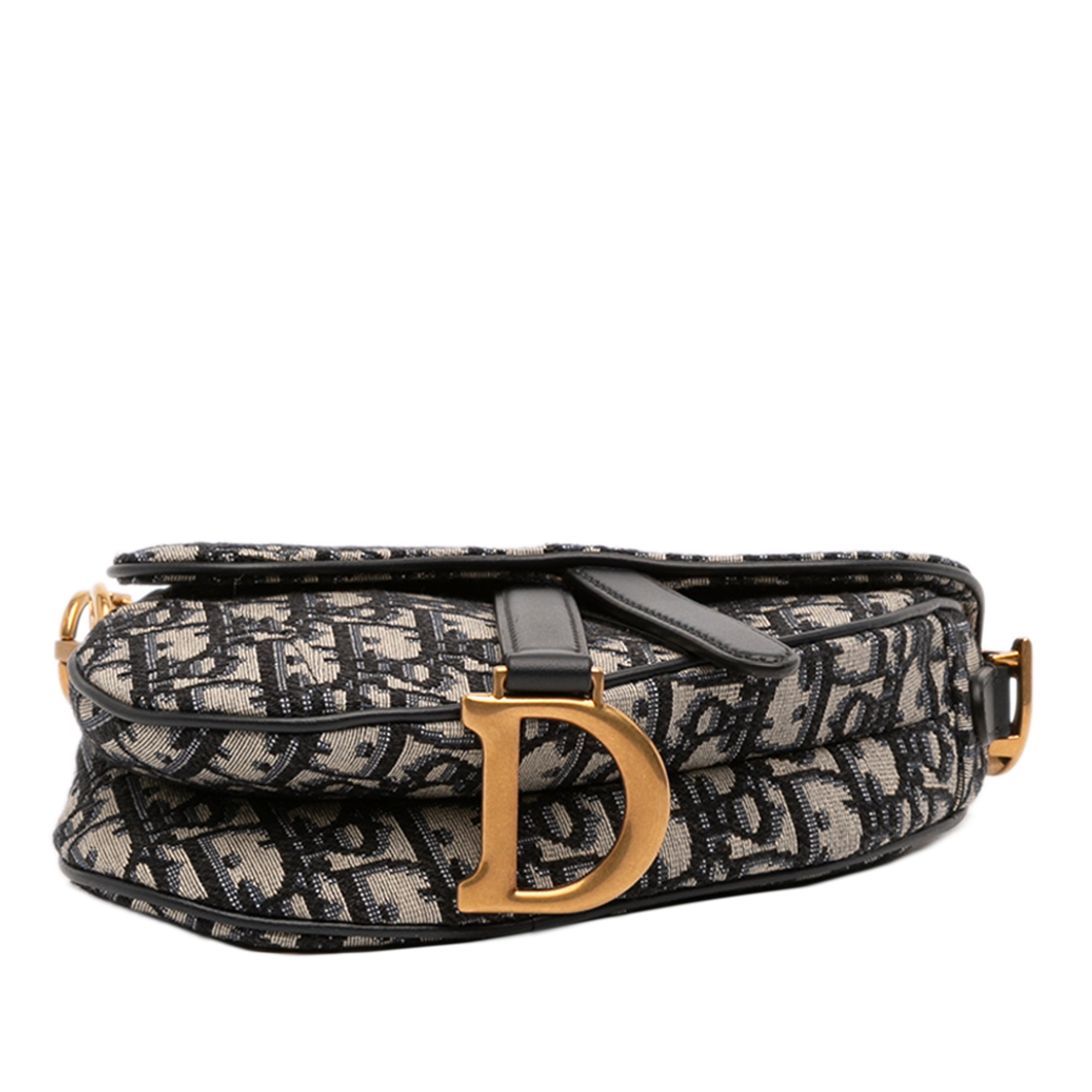 Saddle Handbag Oblique Canvas Mini