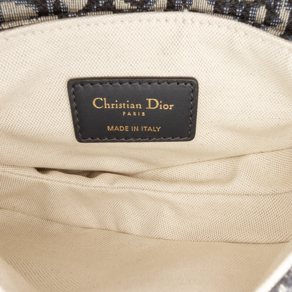 Saddle Handbag Oblique Canvas Mini
