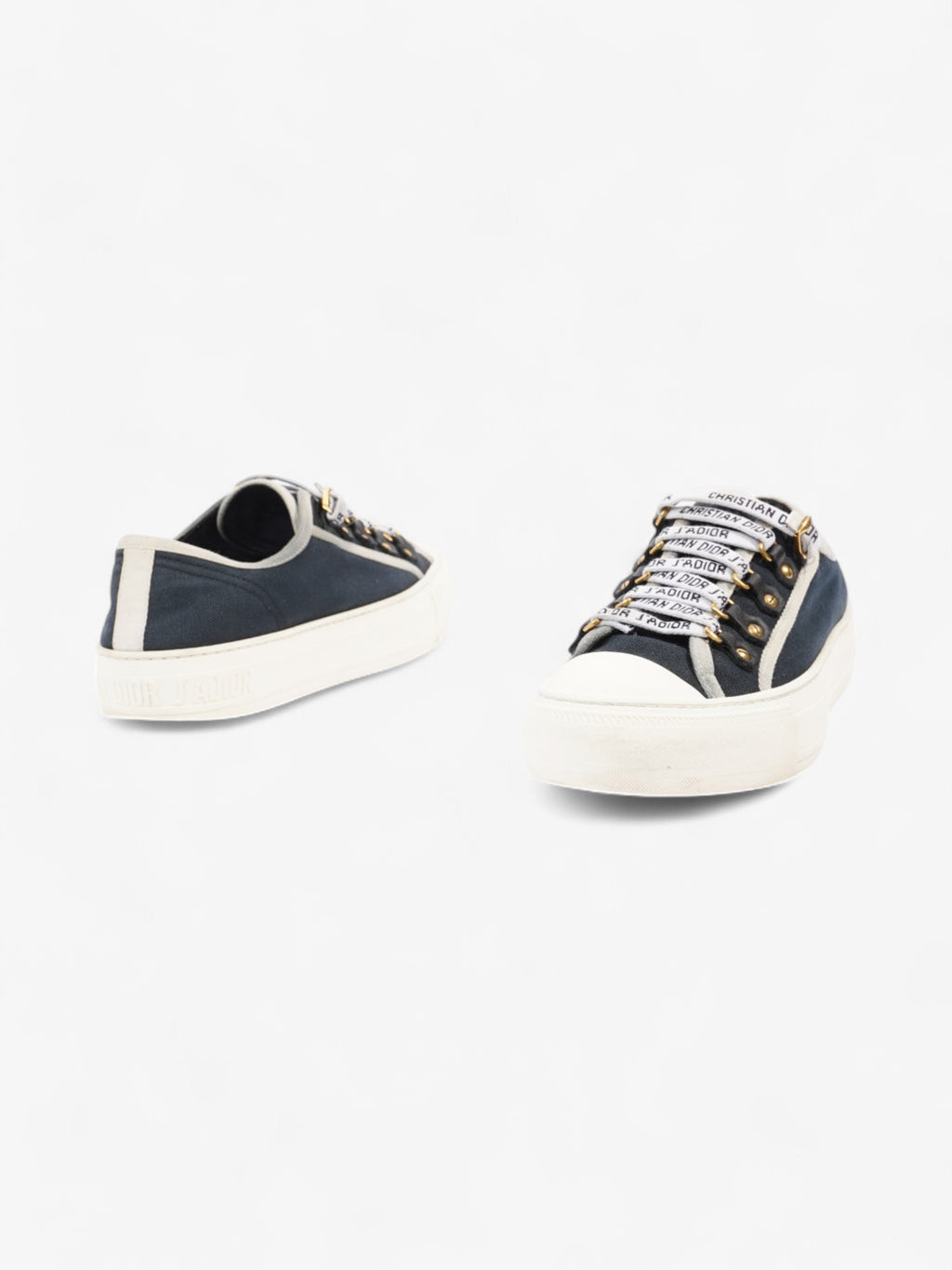 Christian Dior Walk'n'Dior Sneaker Navy / White Canvas EU 37 UK 4