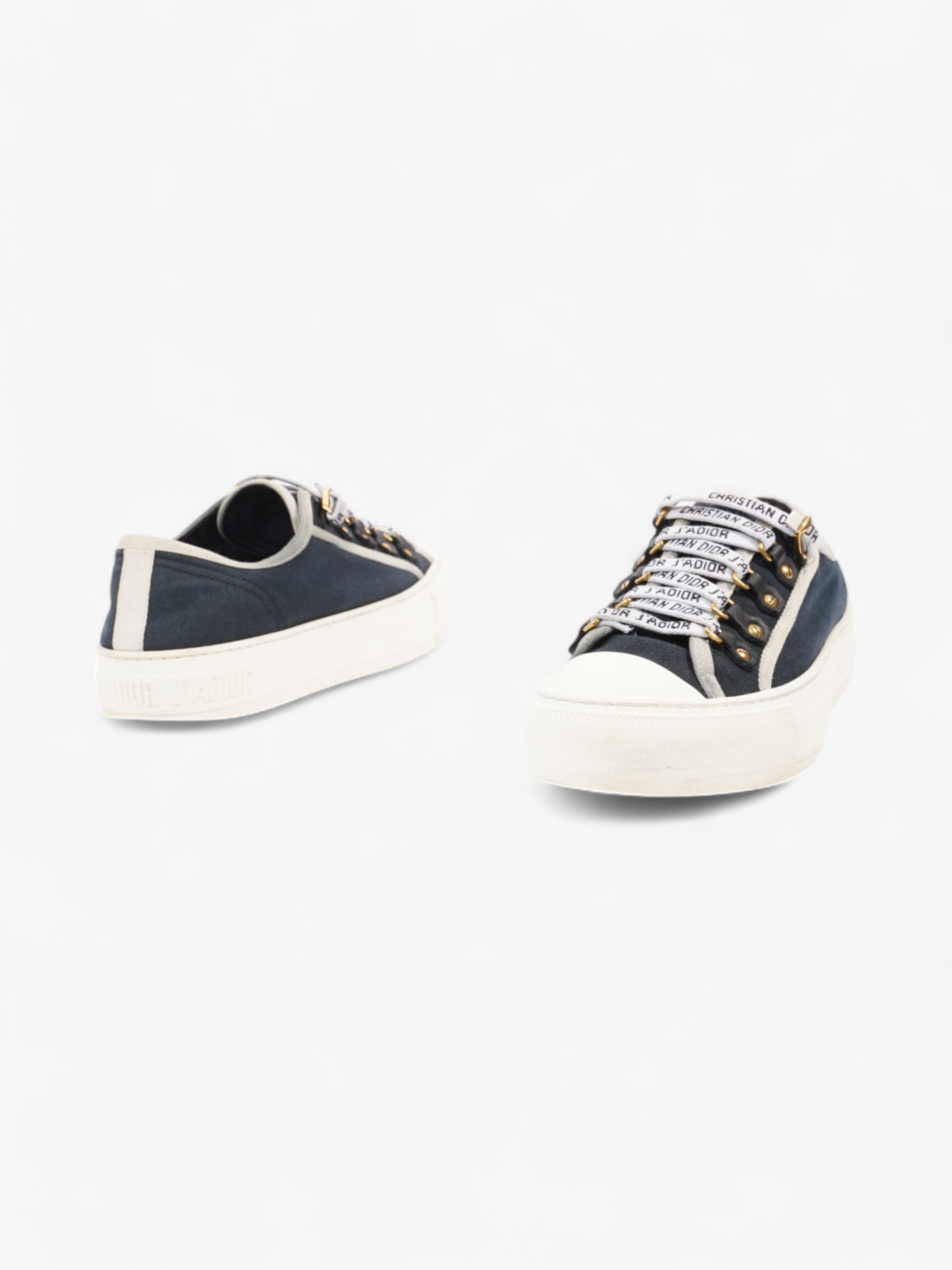 Christian Dior Walk'n'Dior Sneaker Navy / White Canvas EU 37 UK 4