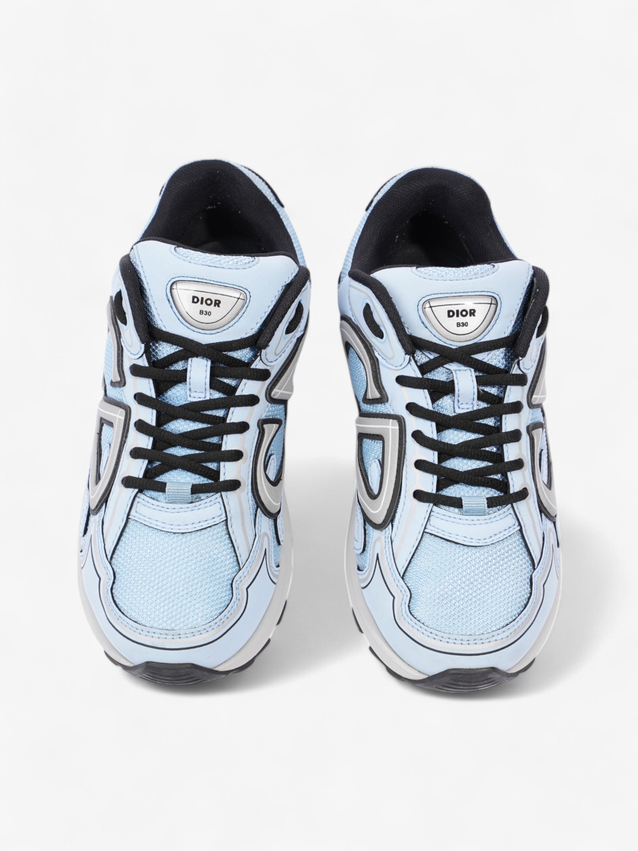 Christian Dior B30 Light blue / Black / Grey Mesh EU 39 UK 5