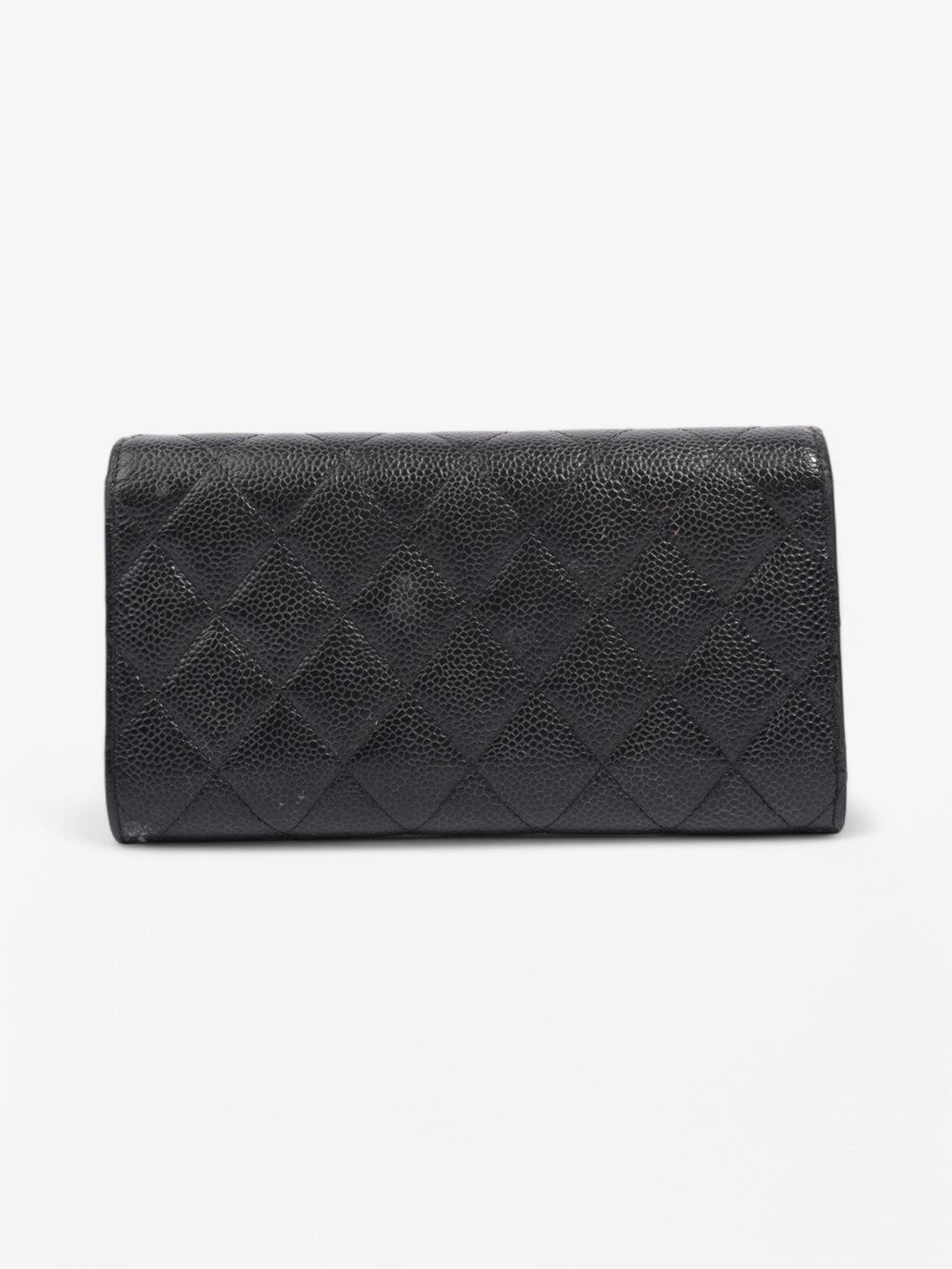 Chanel Classic Long Flap Wallet Black Caviar Leather