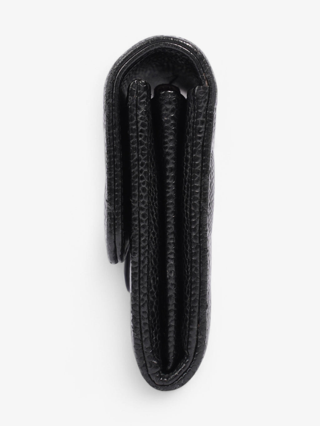 Chanel Classic Long Flap Wallet Black Caviar Leather