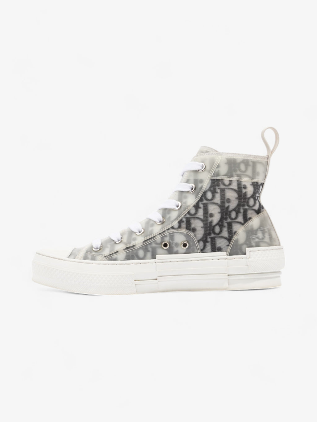 Christian Dior B23 High-tops Grey Oblique  / White Mesh EU 38 UK 5