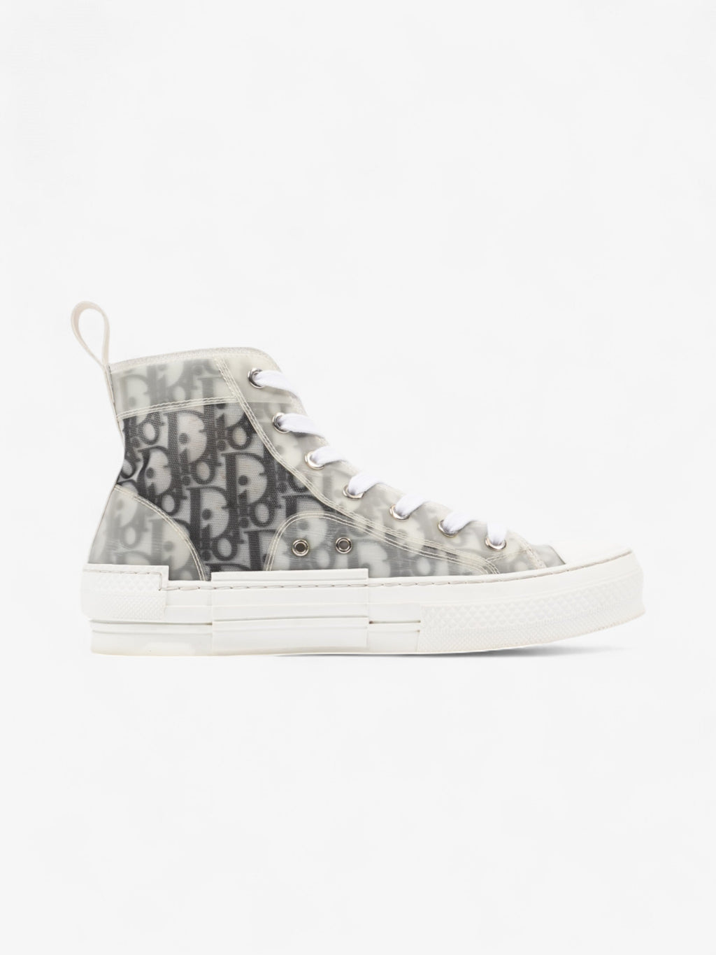 Christian Dior B23 High-tops Grey Oblique  / White Mesh EU 38 UK 5